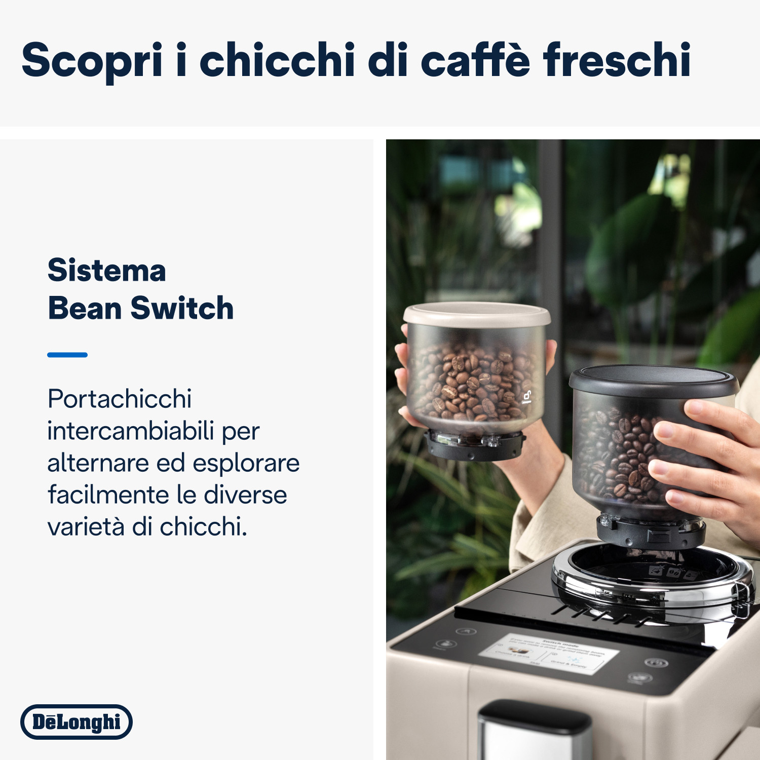De Longhi Rivelia EXAM44055BG Sand Beige Macchina Caffe Automatica - immagine 3