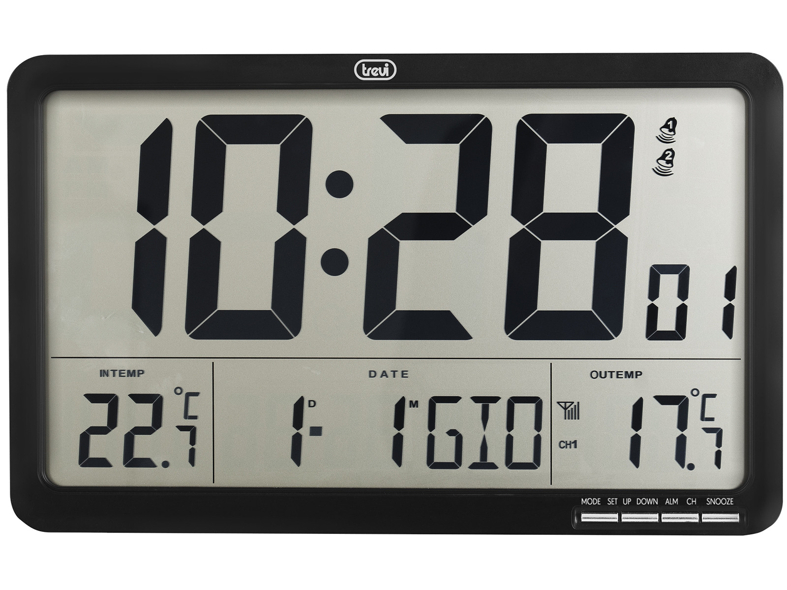 TREVI 0M356000 OROLOGIO PARETE RADIOCONTR. C-SENS.EST. OM 3560 RC OROLOGI - immagine 2