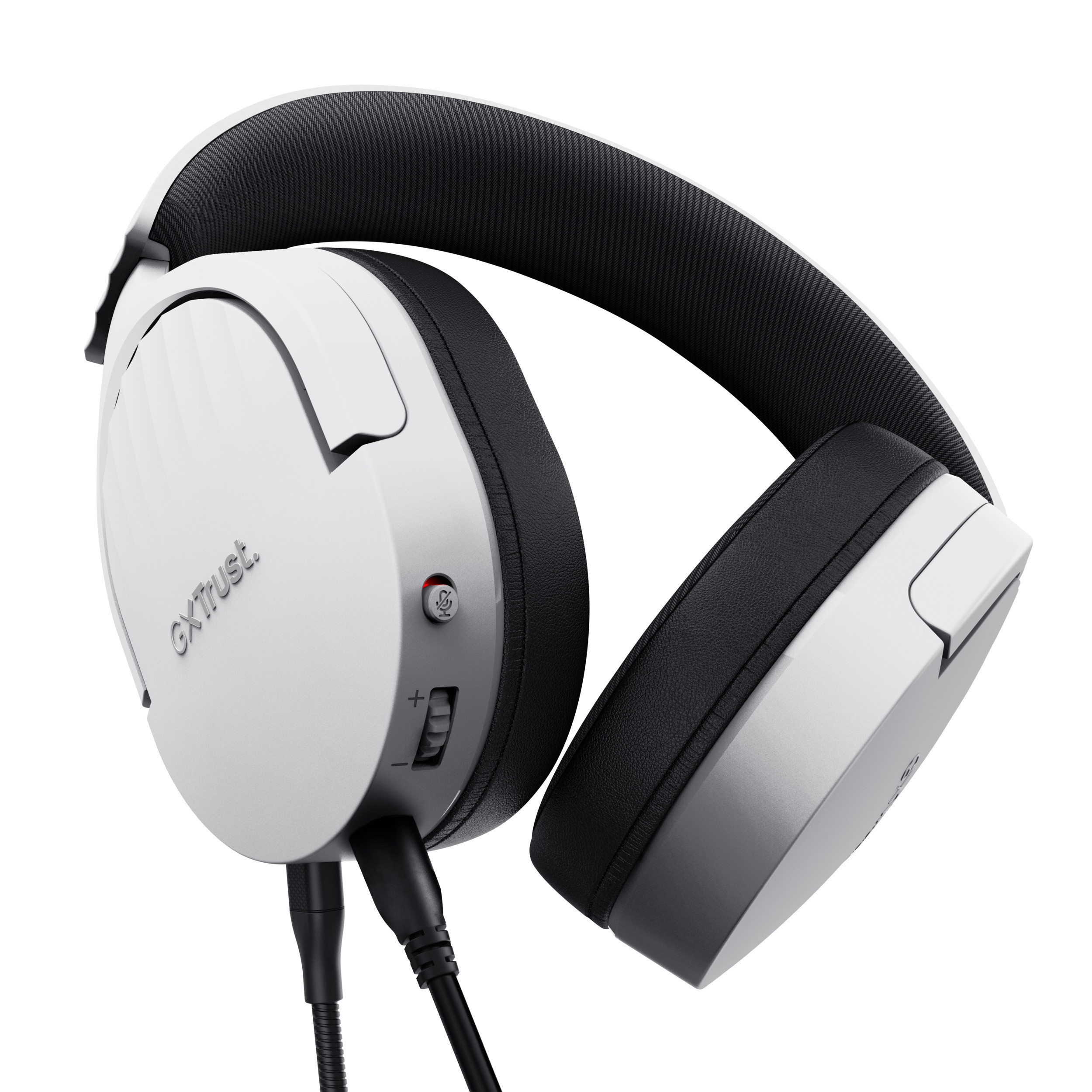 Trust GXT489 Fayzo White Cuffie Gaming per Pc con Microfono Removibile - immagine 3