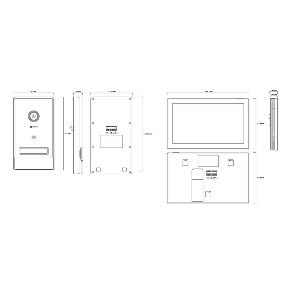 Ezviz HP7 2K Videocitofono Smart Connesso Wi-Fi - immagine 3