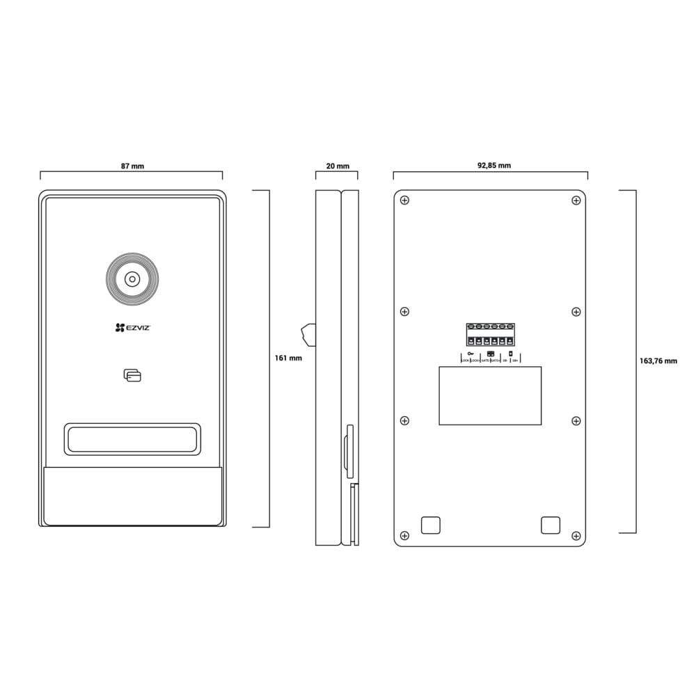 Ezviz HP7 2K Videocitofono Smart Connesso Wi-Fi - immagine 4