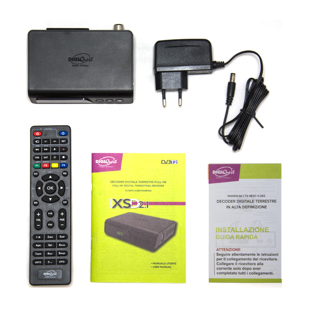 Digiquest XSD 2.1 Ricevitore Digitale Terrestre Full HD - immagine 6