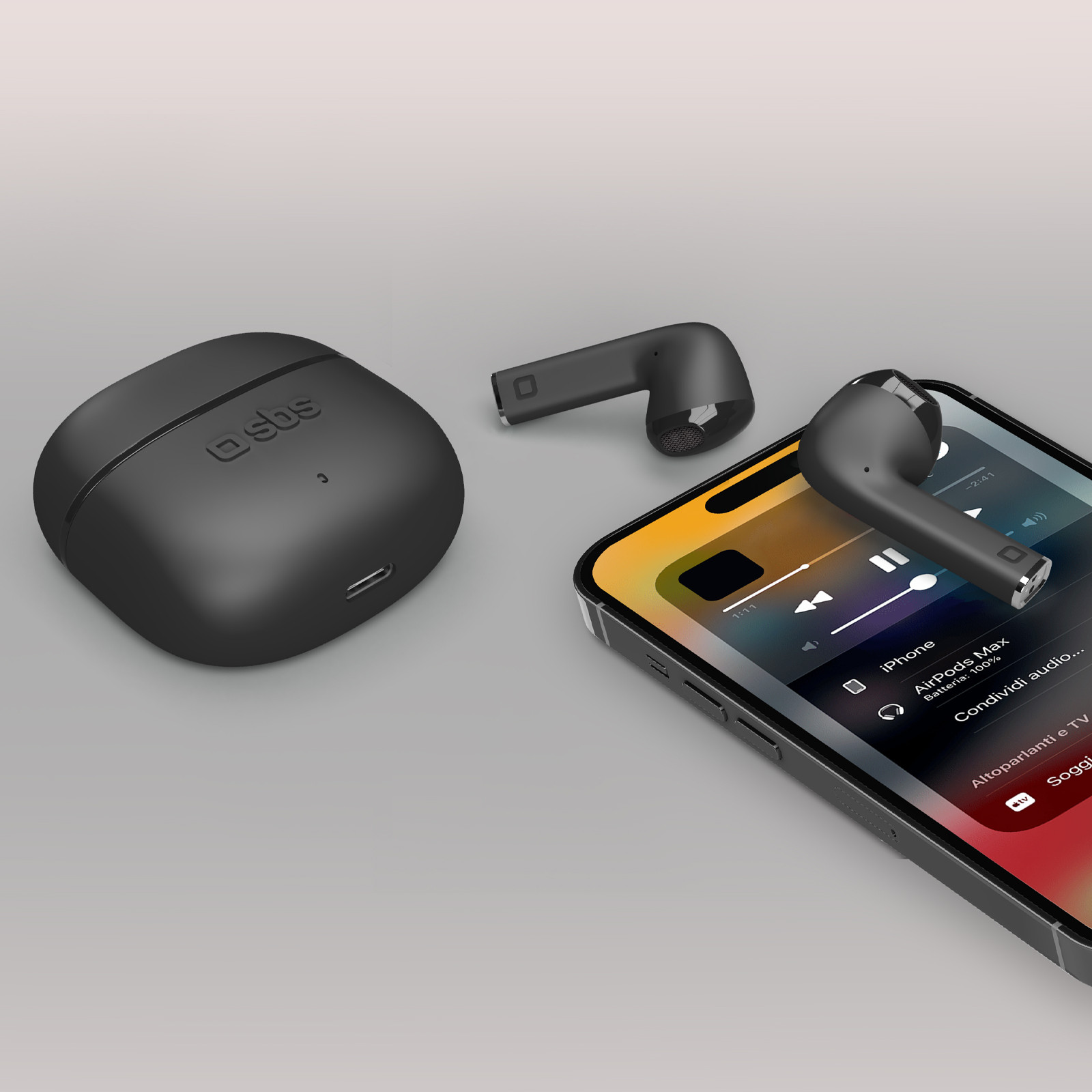 SBS TWS One Color Nero Auricolare Wireless - immagine 3