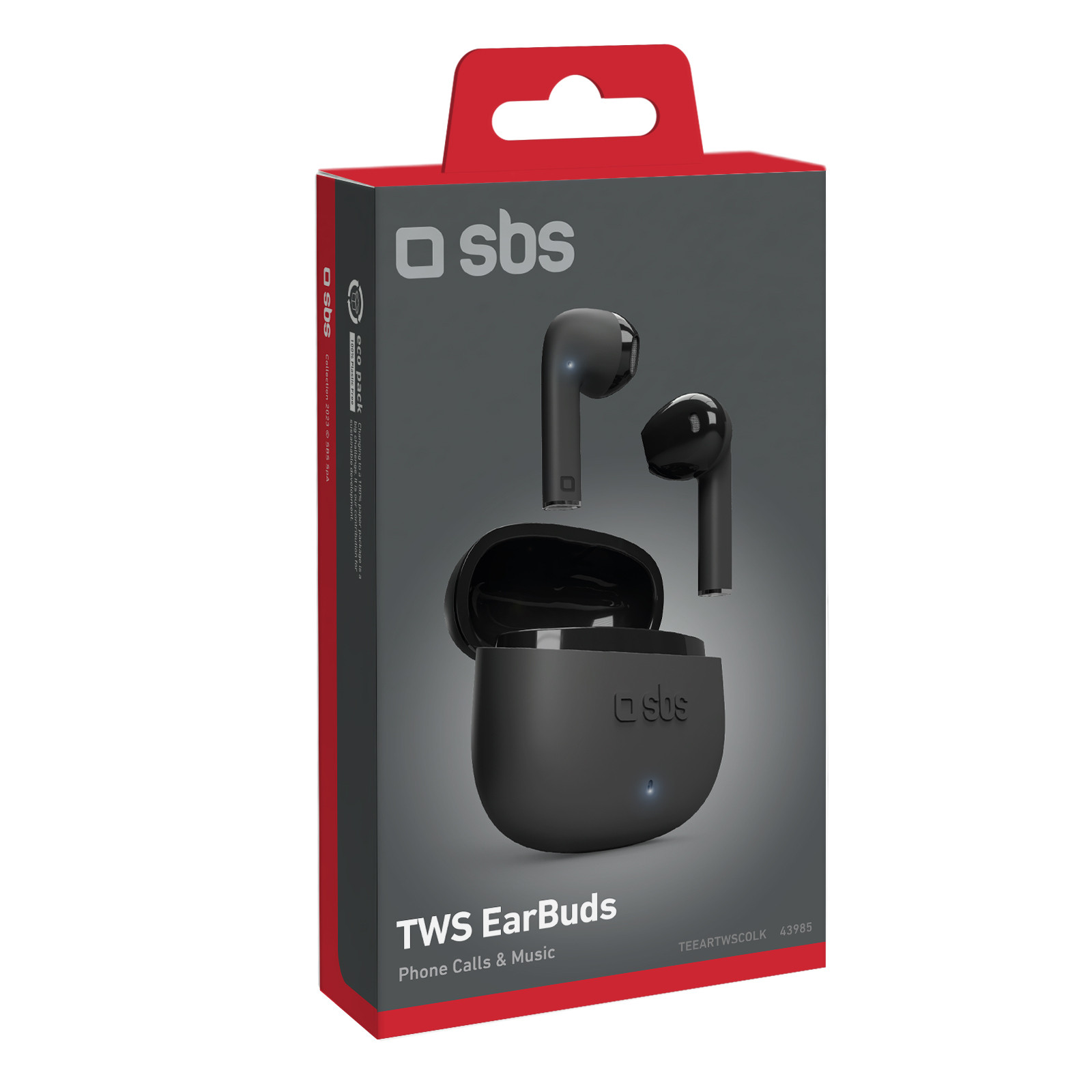 SBS TWS One Color Nero Auricolare Wireless - immagine 4