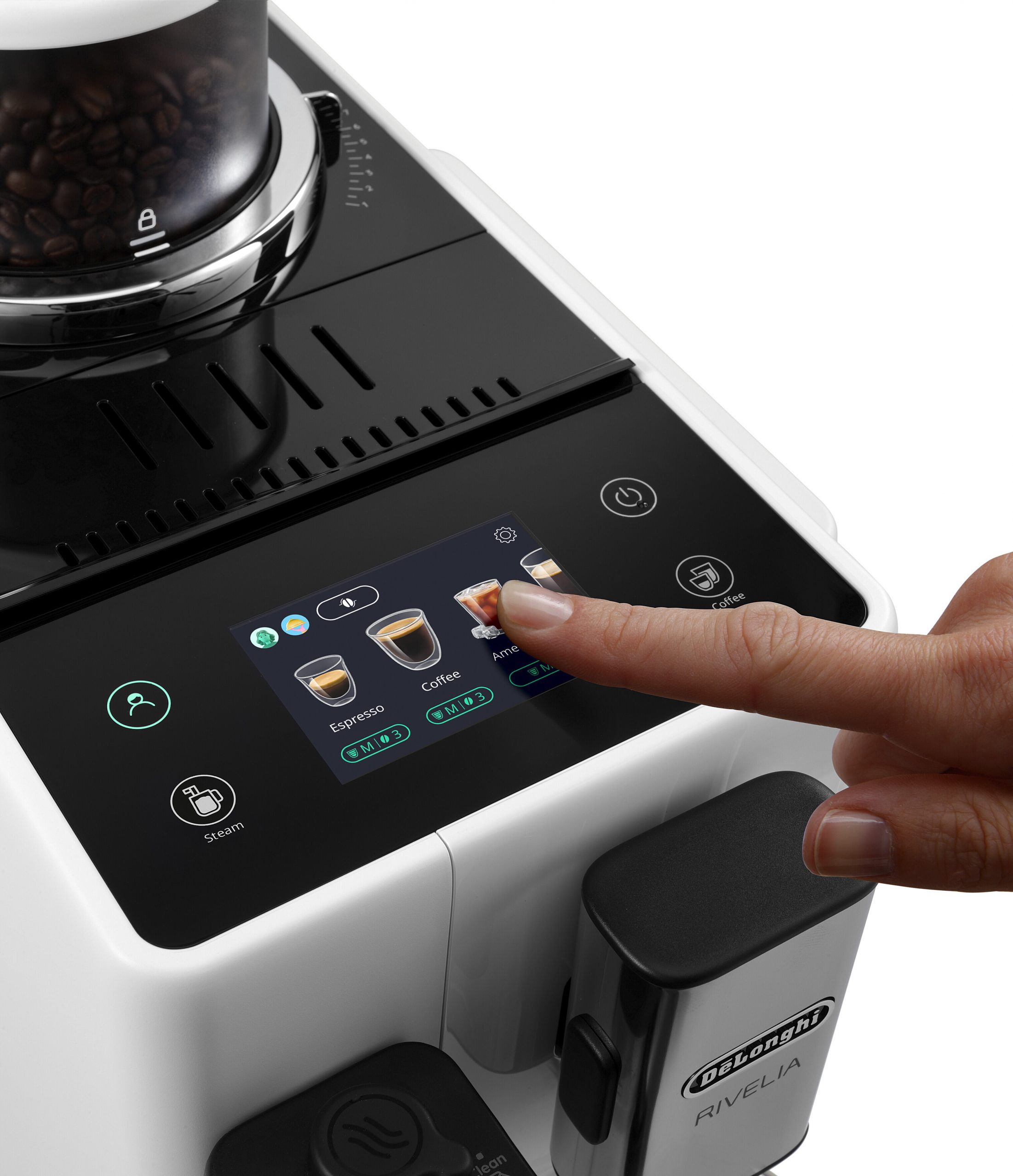 De Longhi Rivelia EXAM44035W Arctic White Macchina Caffe Automatica - immagine 6