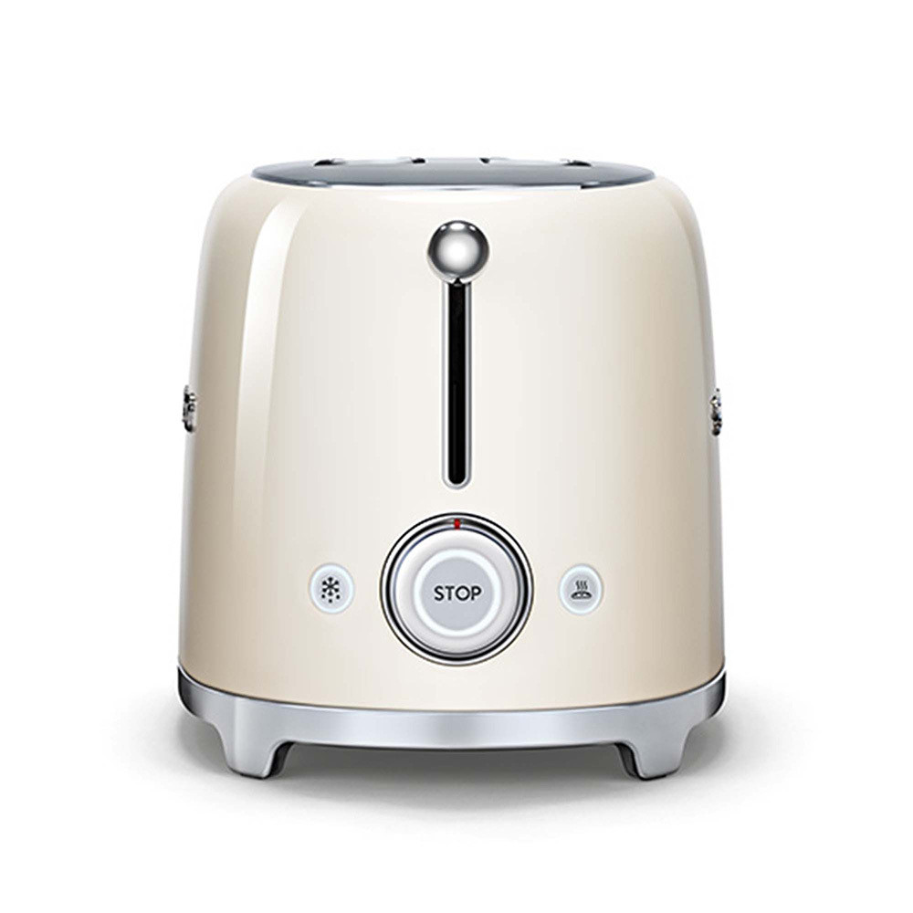 Smeg TSF01CREU Panna Tostapane a 2 Scomparti 2 Fette 950W Stile Retro - immagine 5
