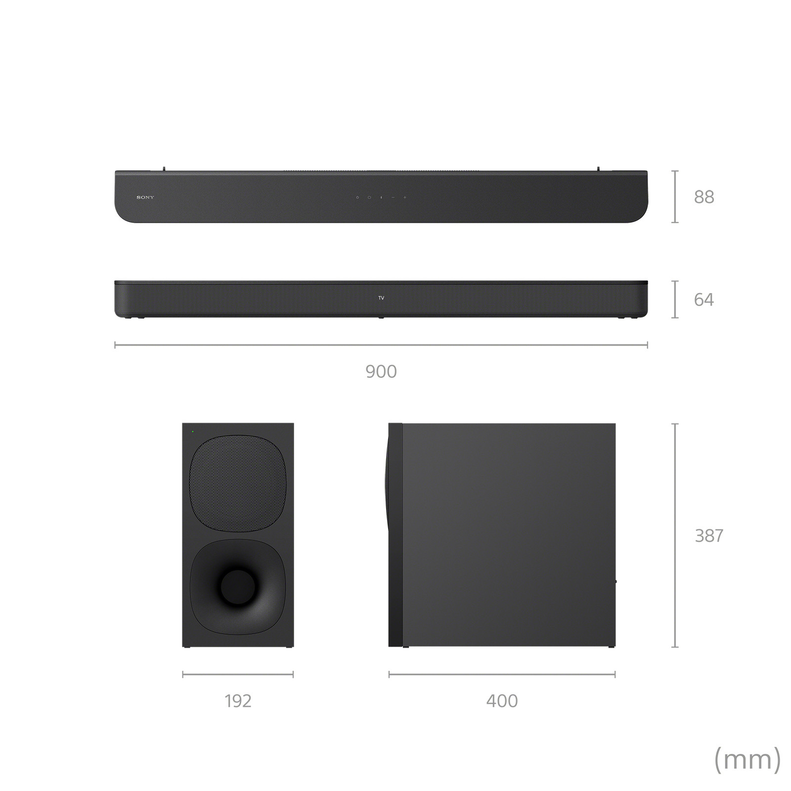 Sony HTS400 Soundbar con Subwoofer 2.1CH 330W Bluetooth - immagine 4