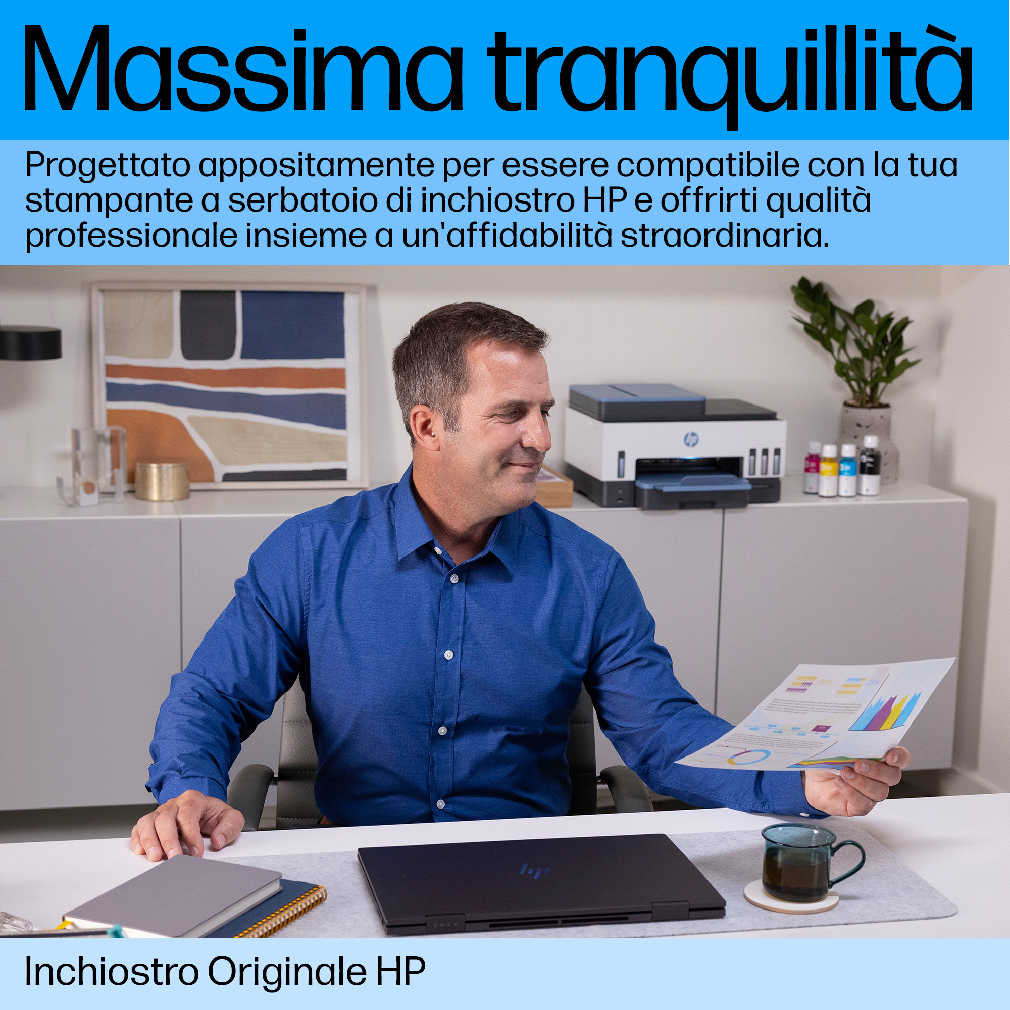 HP 31 Ciano Flacone di Inchiostro Originale 70ML - immagine 2