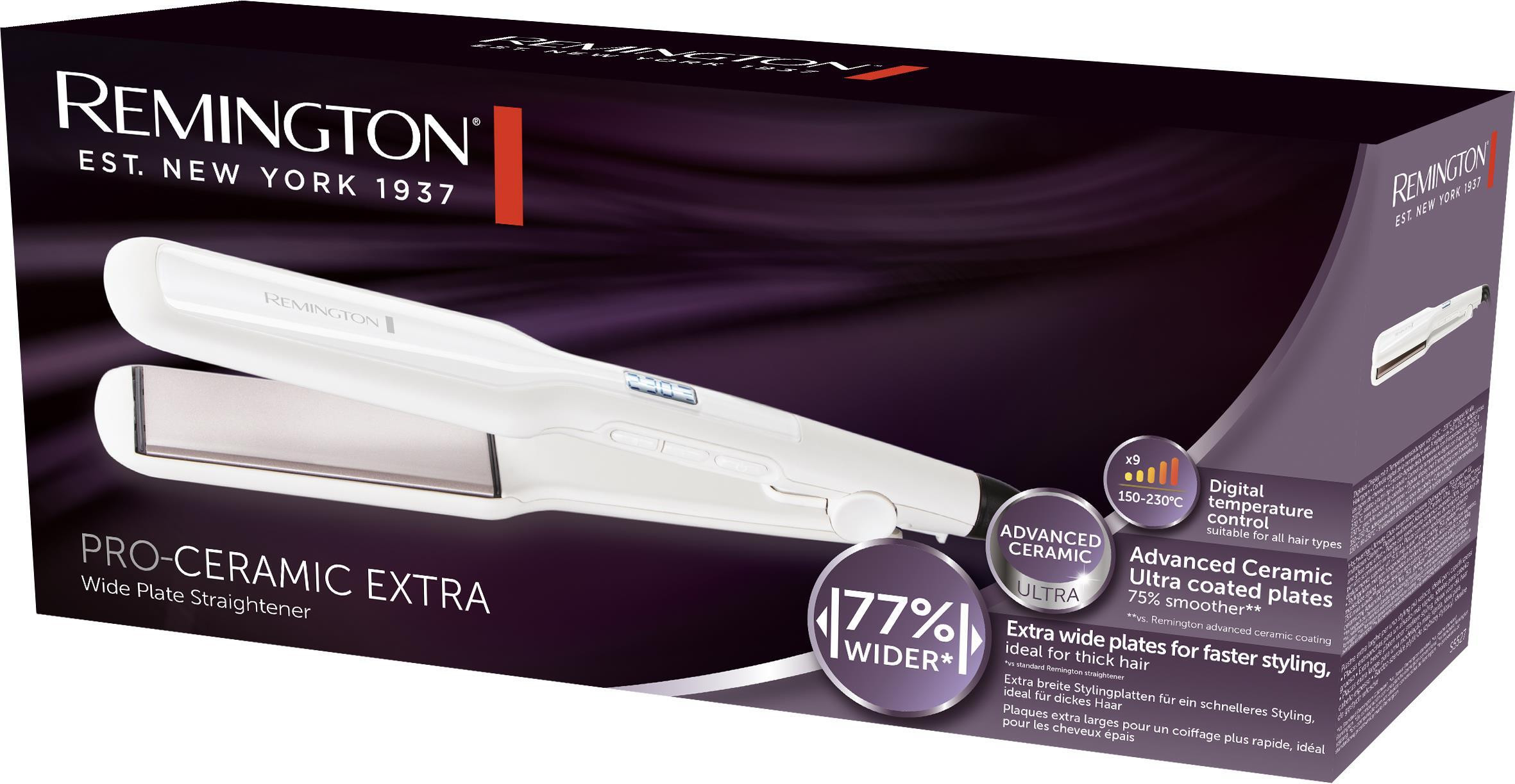 Remington S5527 Pro Ceramic Extra Piastra per Capelli 150-230 Gradi - immagine 5
