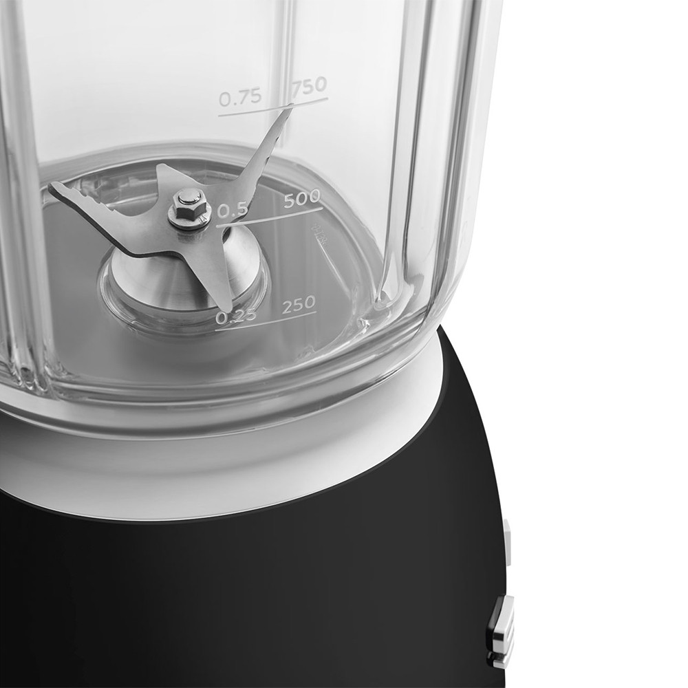 Smeg BLF03BLEU Frullatore Titan Renew Nero 800W 4 Velocita - immagine 4