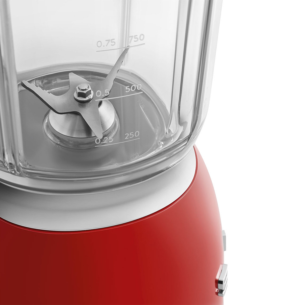 Smeg BLF03RDEU Frullatore Titan Renew Rosso 800W 4 Velocita - immagine 4