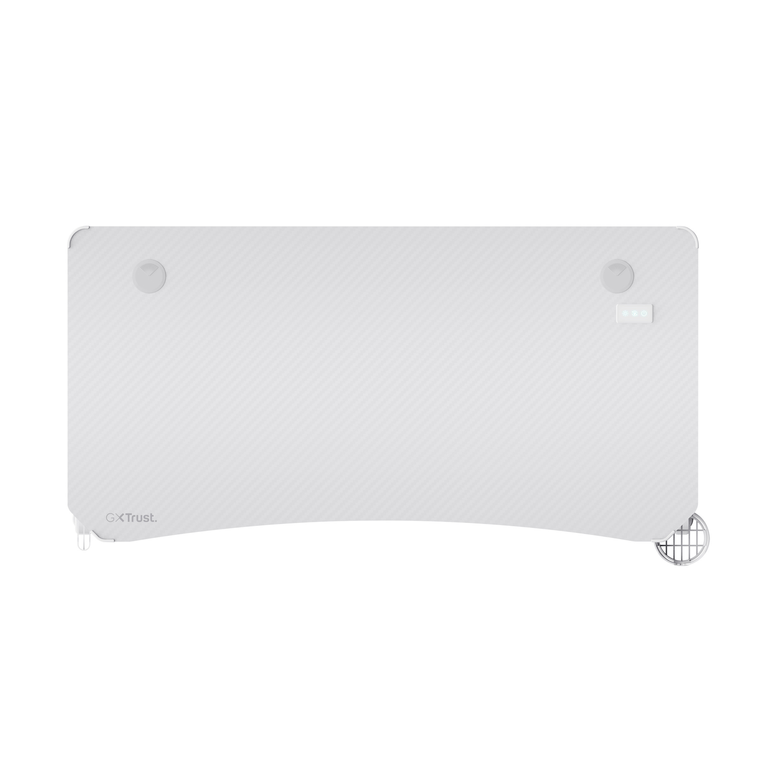 Trust GXT709W Luminus White Scrivania da Gaming con Illuminazione RGB - immagine 2