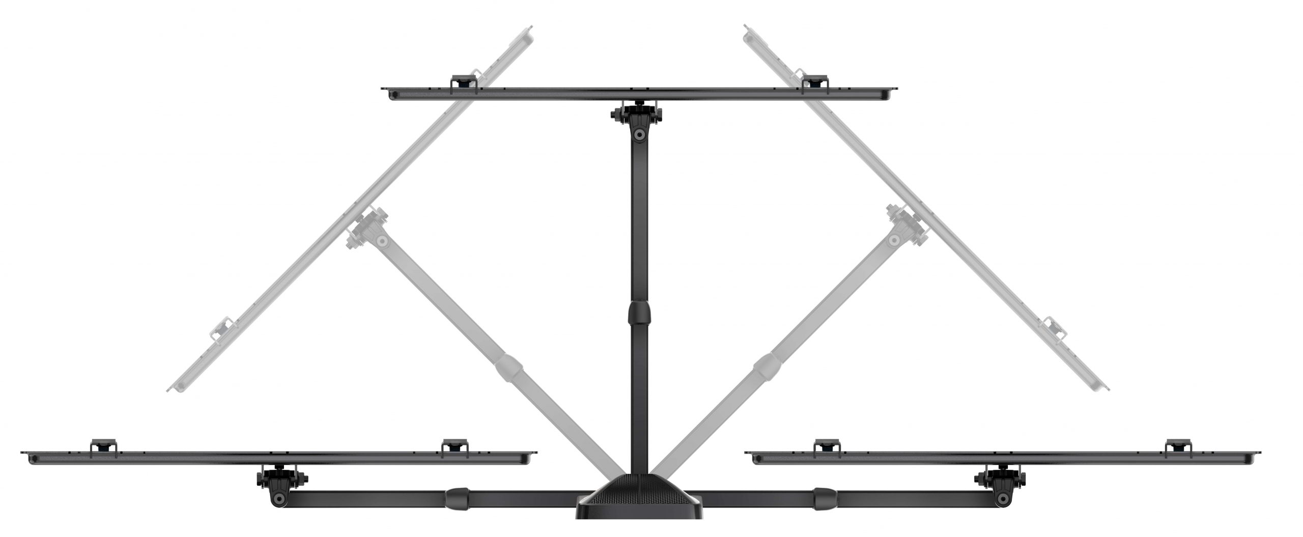 Meliconi Extra XDR200400 CG Supporto TV Doppio Snodo da 32-65 Pollici Max 30 KG - immagine 2