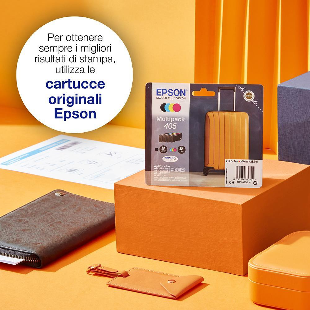 Epson 405 Durabrite Ultra Serie Valigia Multipack 4 Cartucce Ink Jet C-Y-M-N - immagine 3