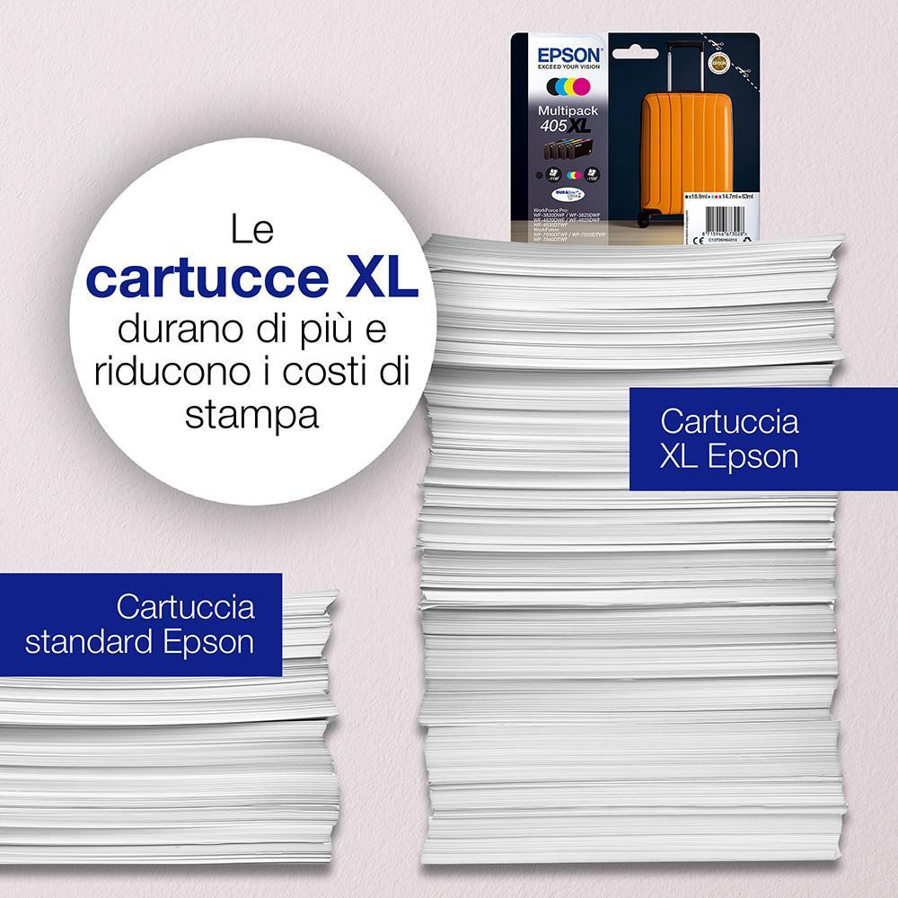 Epson 405 Durabrite Ultra Serie Valigia Multipack 4 Cartucce Ink Jet C-Y-M-N - immagine 4