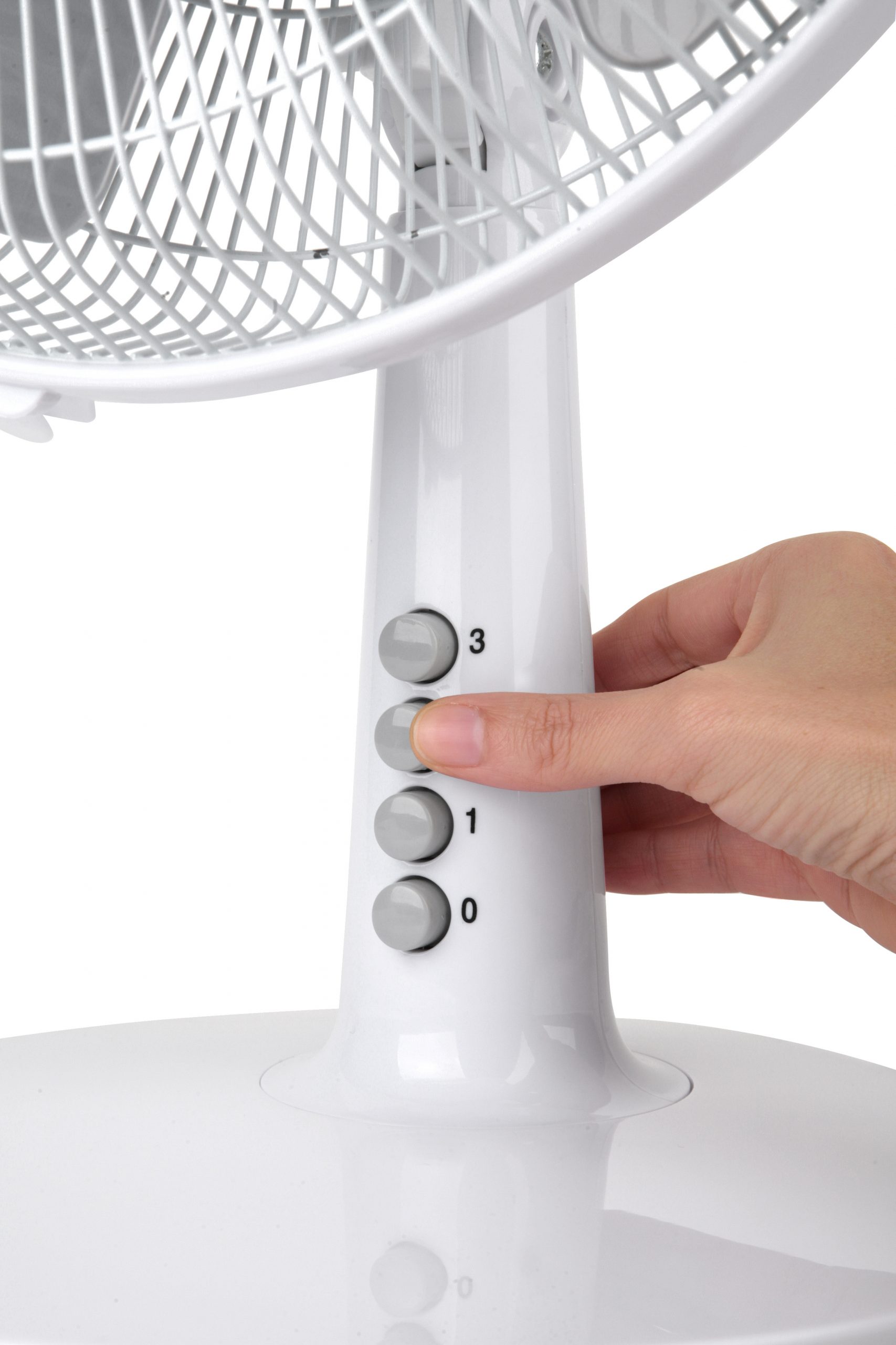 Black Decker BXEFD40E Ventilatore da Tavolo Bianco 40W 3 Velocita con 5 Pale - immagine 3