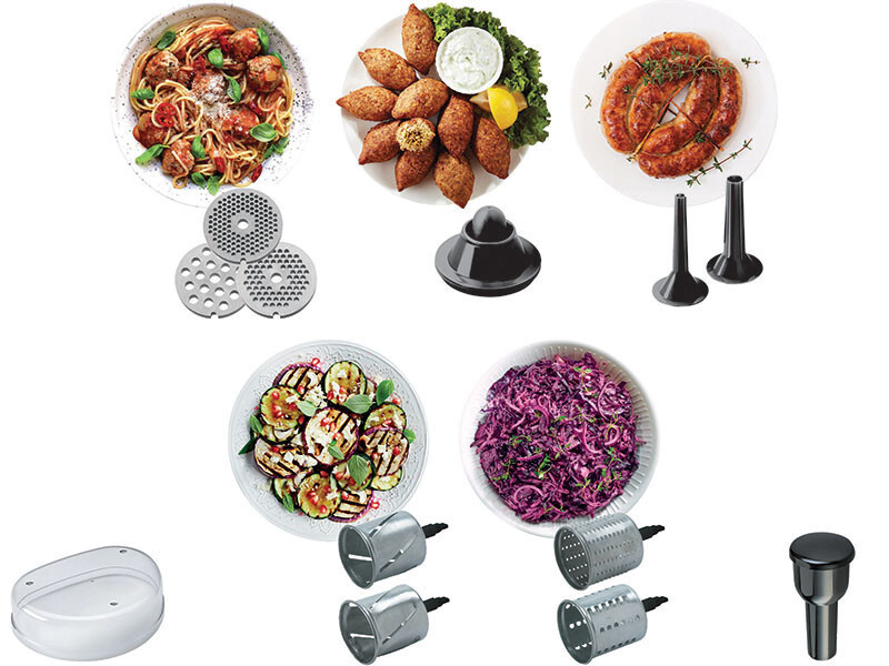 Kenwood MG516 Tritacarne Elettrico 1600W 3 Dischi 2 Insaccatori con MGX643 - immagine 4