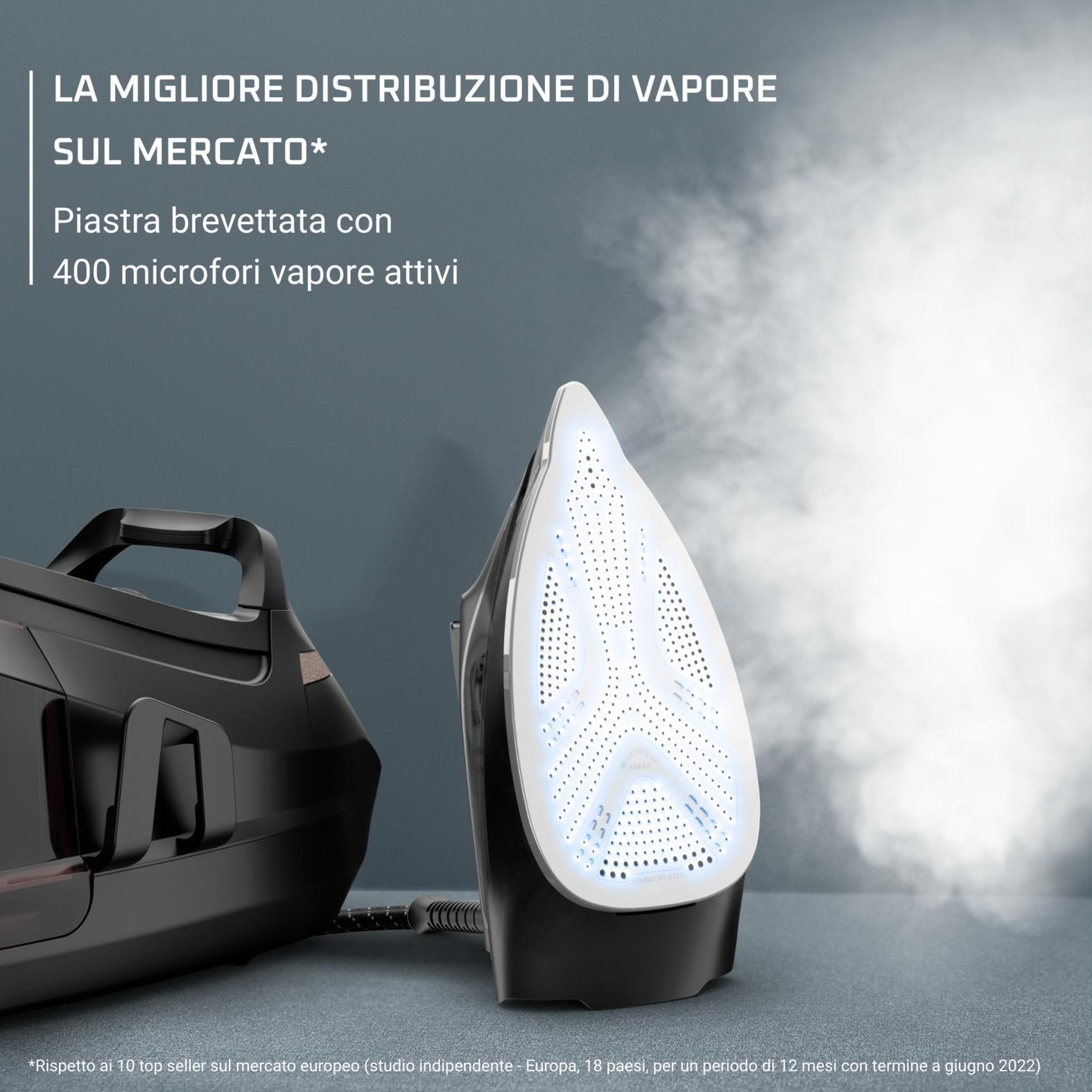 Rowenta Eco Steam Pro Ferro da Stiro a Carica Continua 2800W 1.1LT - immagine 4