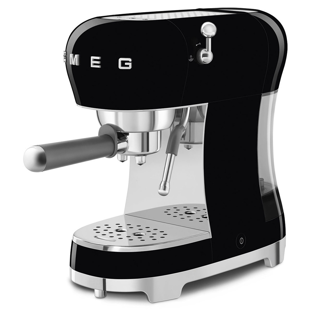 Smeg ECF02BLEU Black Macchina Caffe Espresso in Polvere Manuale 1350W Anni 50 - immagine 2