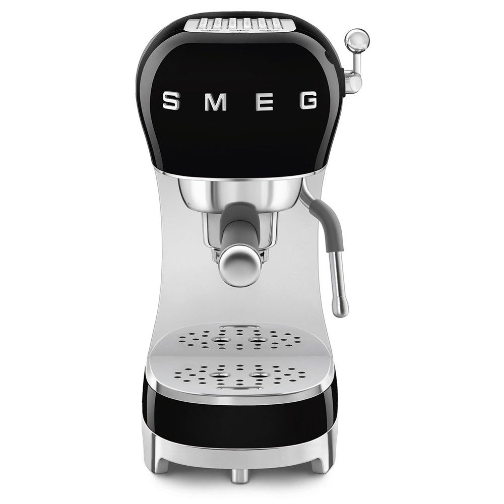Smeg ECF02BLEU Black Macchina Caffe Espresso in Polvere Manuale 1350W Anni 50 - immagine 3