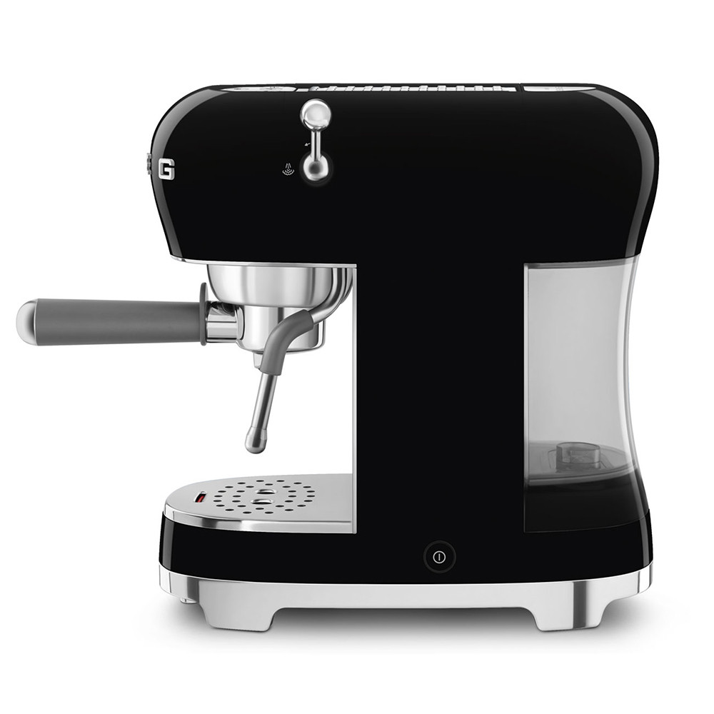 Smeg ECF02BLEU Black Macchina Caffe Espresso in Polvere Manuale 1350W Anni 50 - immagine 4