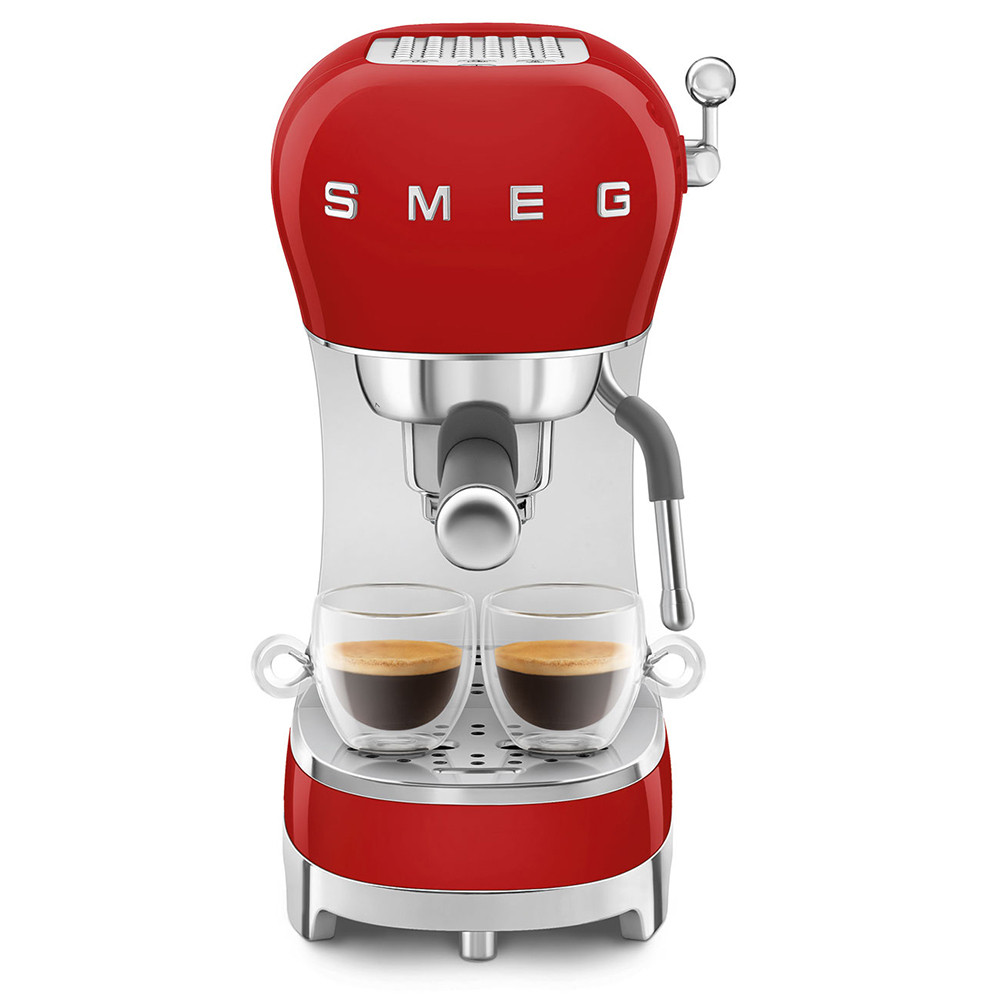 Smeg ECF02RDEU Rosso Macchina Caffe Espresso in Polvere Manuale 1350W Anni 50 - immagine 5