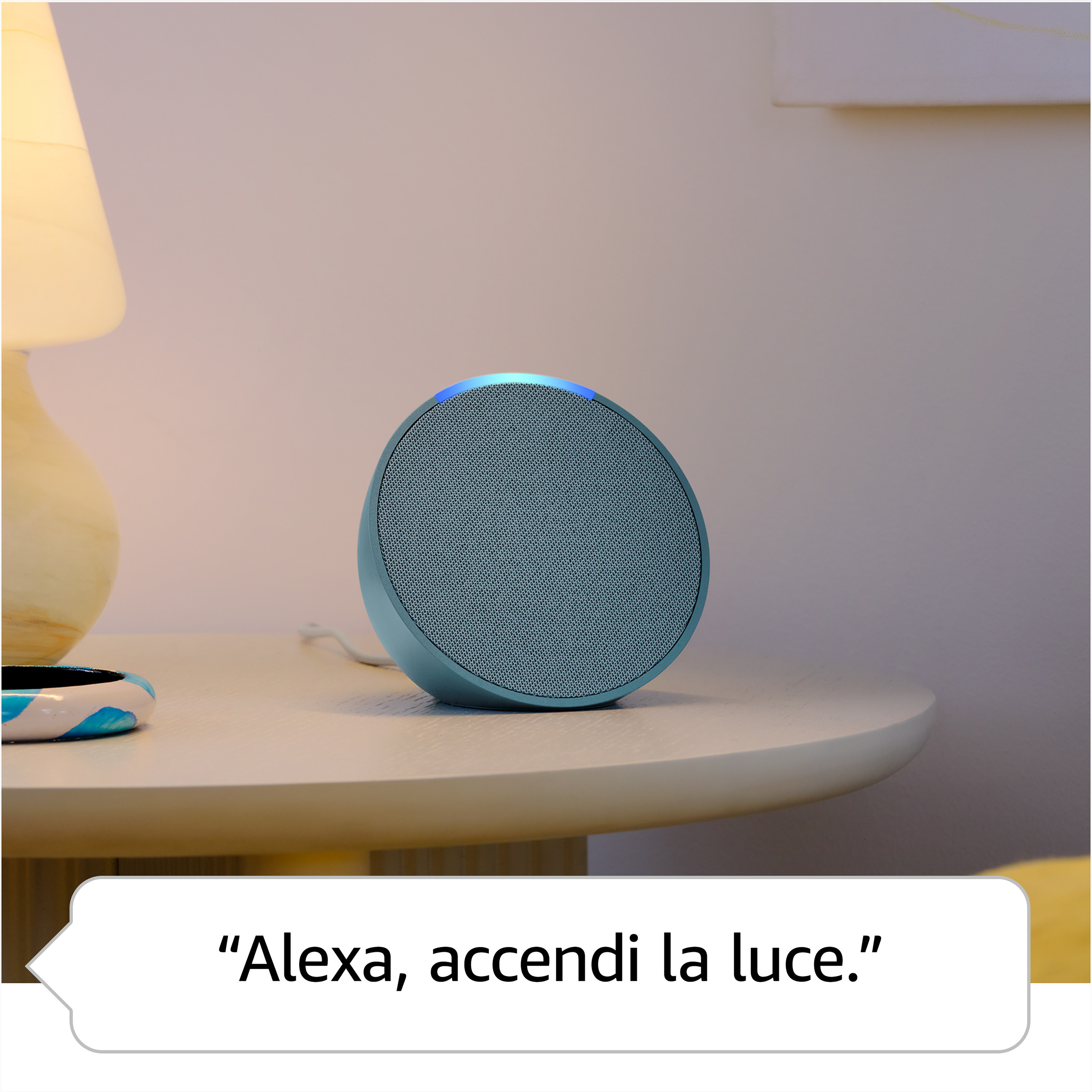 Echo Pop Black Altoparlante Smart con Alexa Wi-Fi Bluetooth - immagine 4