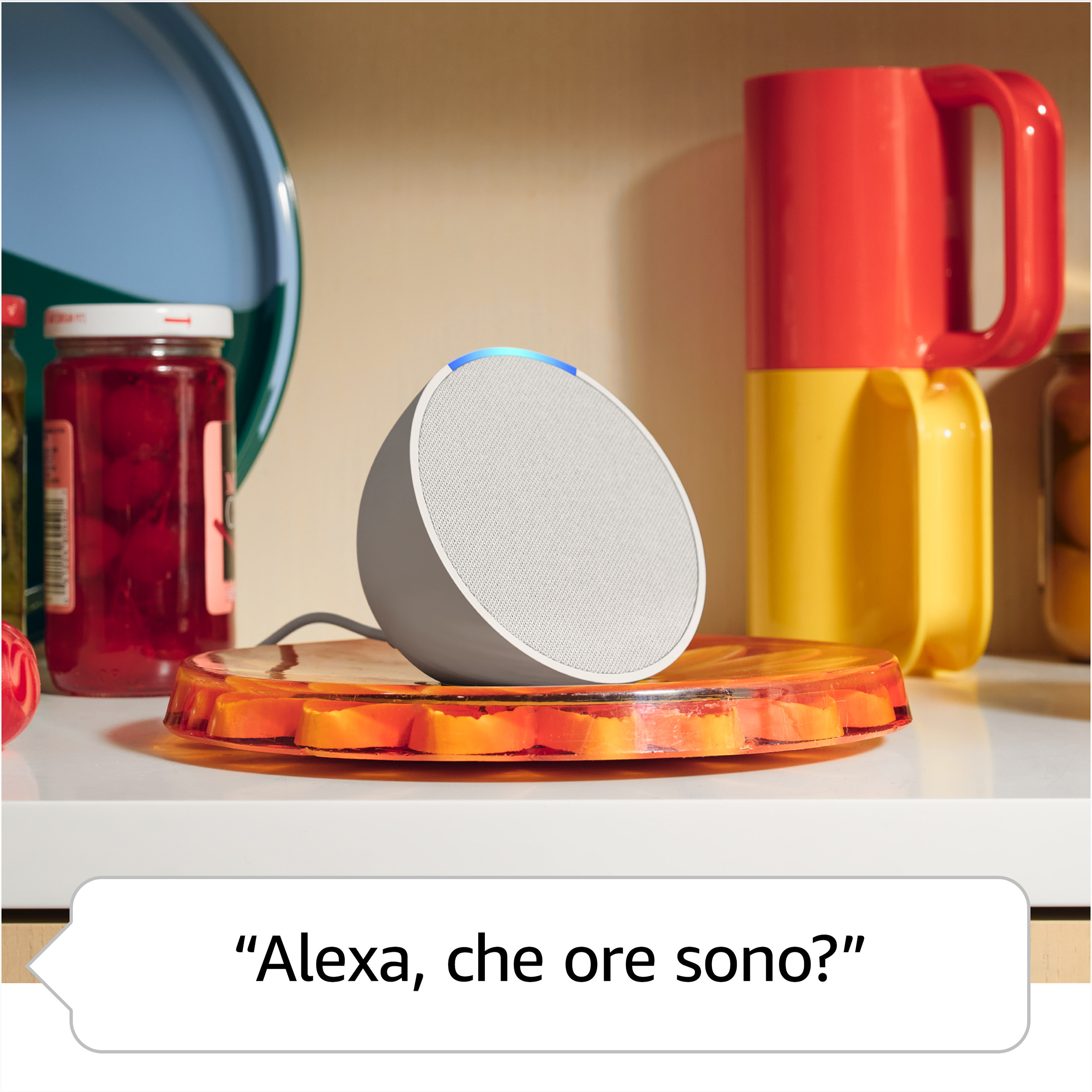 Echo Pop Green Altoparlante Smart con Alexa Wi-Fi Bluetooth - immagine 5