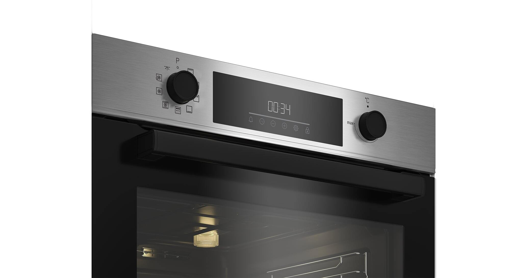 Beko BBIM11300XFP Forno Multifunzione Pirolitico da Incasso 60CM 72 Litri - immagine 3