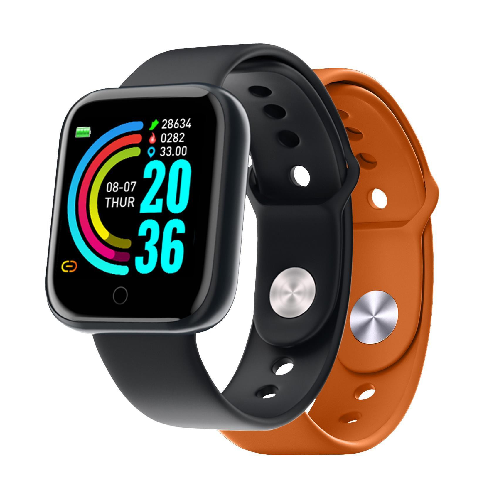 Celly TRAINERBEATOR Orange Smartwatch 1.44 Pollici Monitoraggio Battito Ossigeno - immagine 3