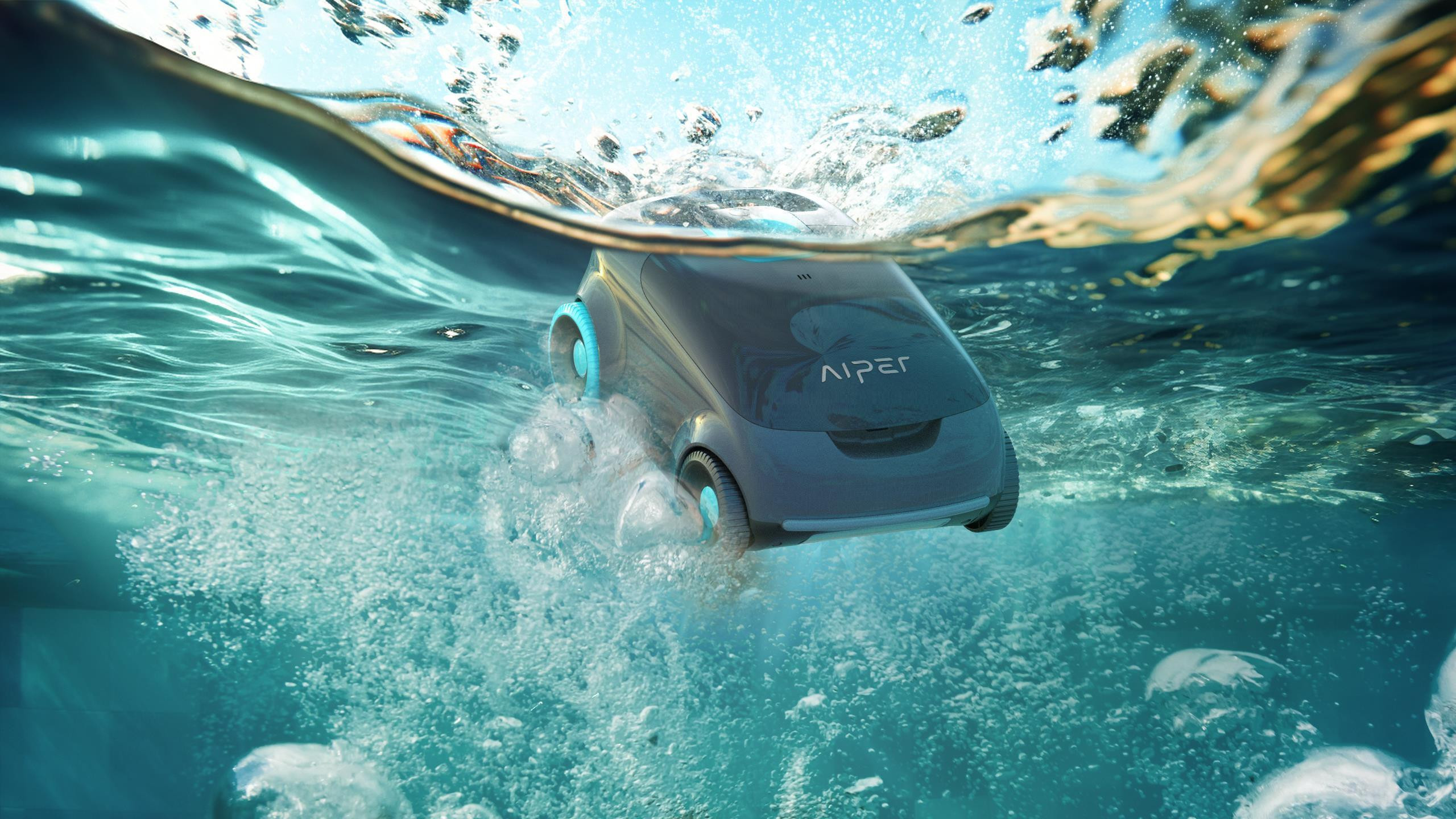 Aiper Scuba E1 Robot Pulisci Piscina Fino a 100 MQ Autonomia 100 Min Solo Fondo - immagine 3