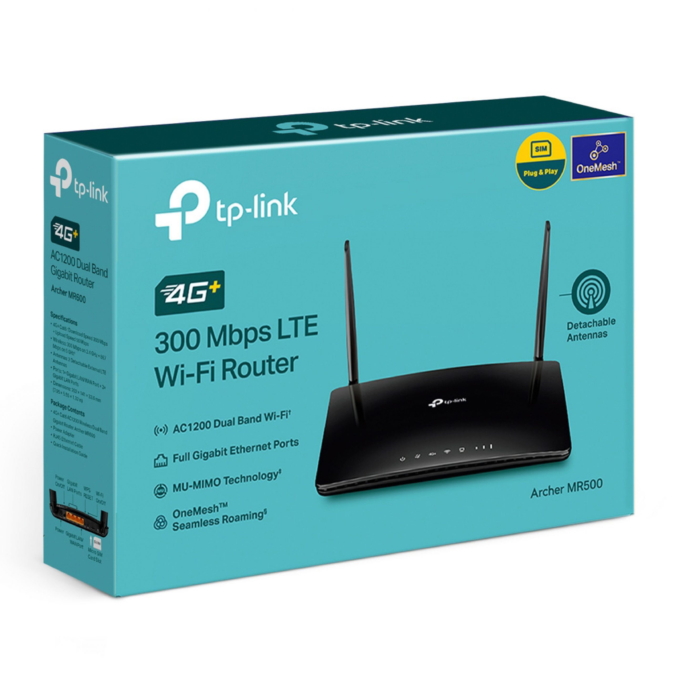 TP-Link Archer MR500 Router AC1200 Wi-Fi Dual Band 300mbps 4G LTE - immagine 5