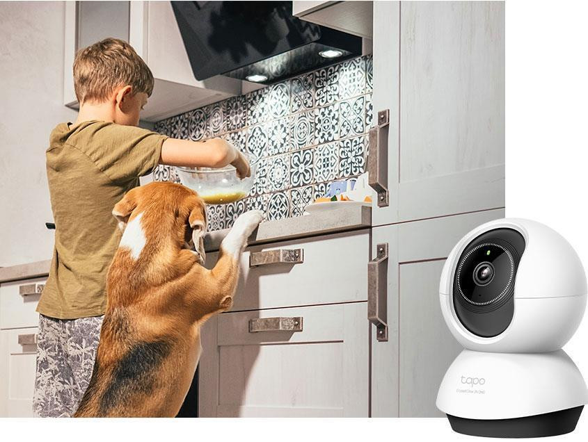 TP-Link TapoTC72 Videocamera IP 2K Motorizzata da Interno Wi-Fi Visione Notturna - immagine 4