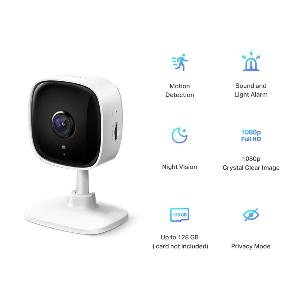 TP-Link Tapo TC60 Videocamera IP da Interno FHD Wi-Fi Visione Notturna - immagine 2