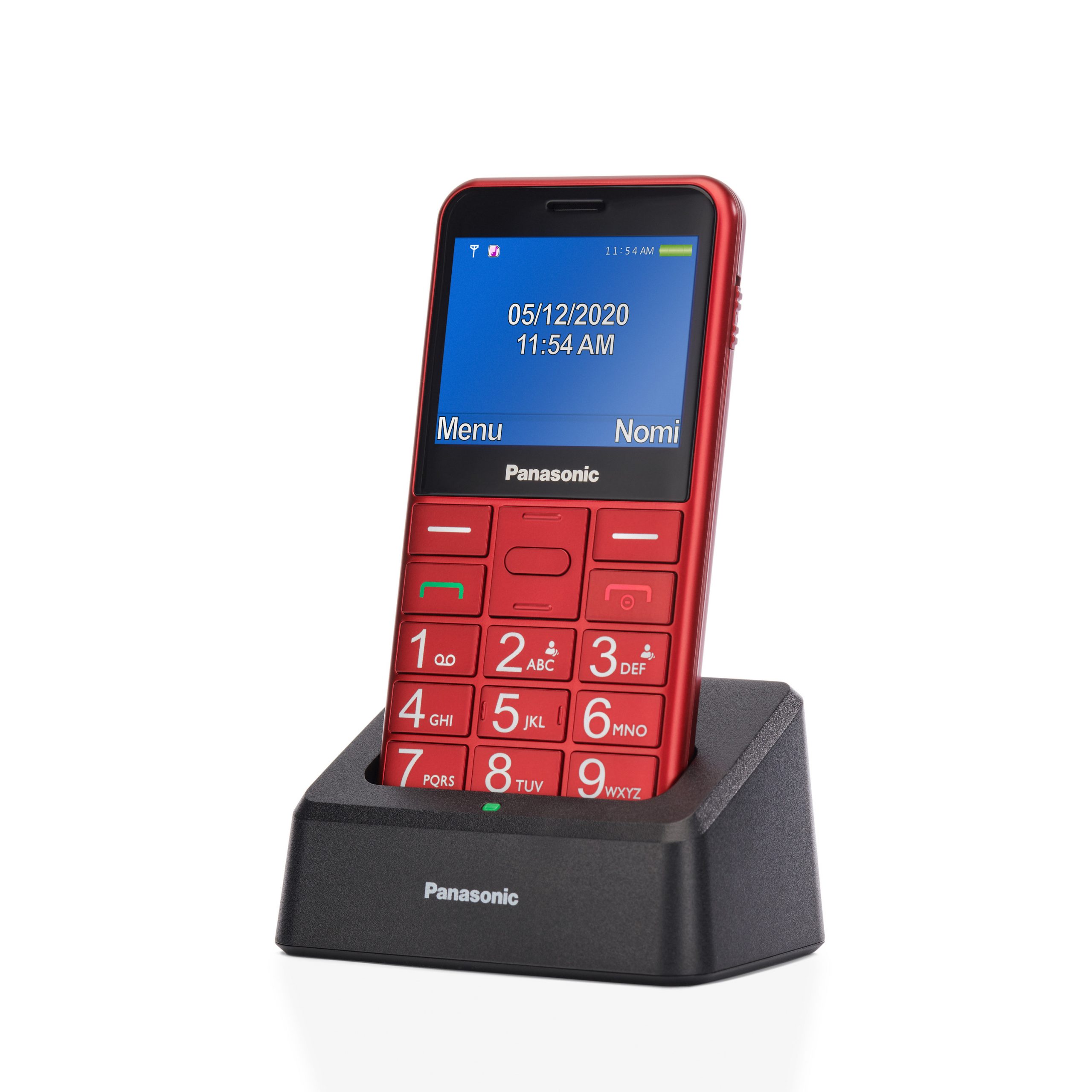 Panasonic KXTU155EXRN Rosso Cellulare Tasti Grandi e Display a Colori - immagine 3