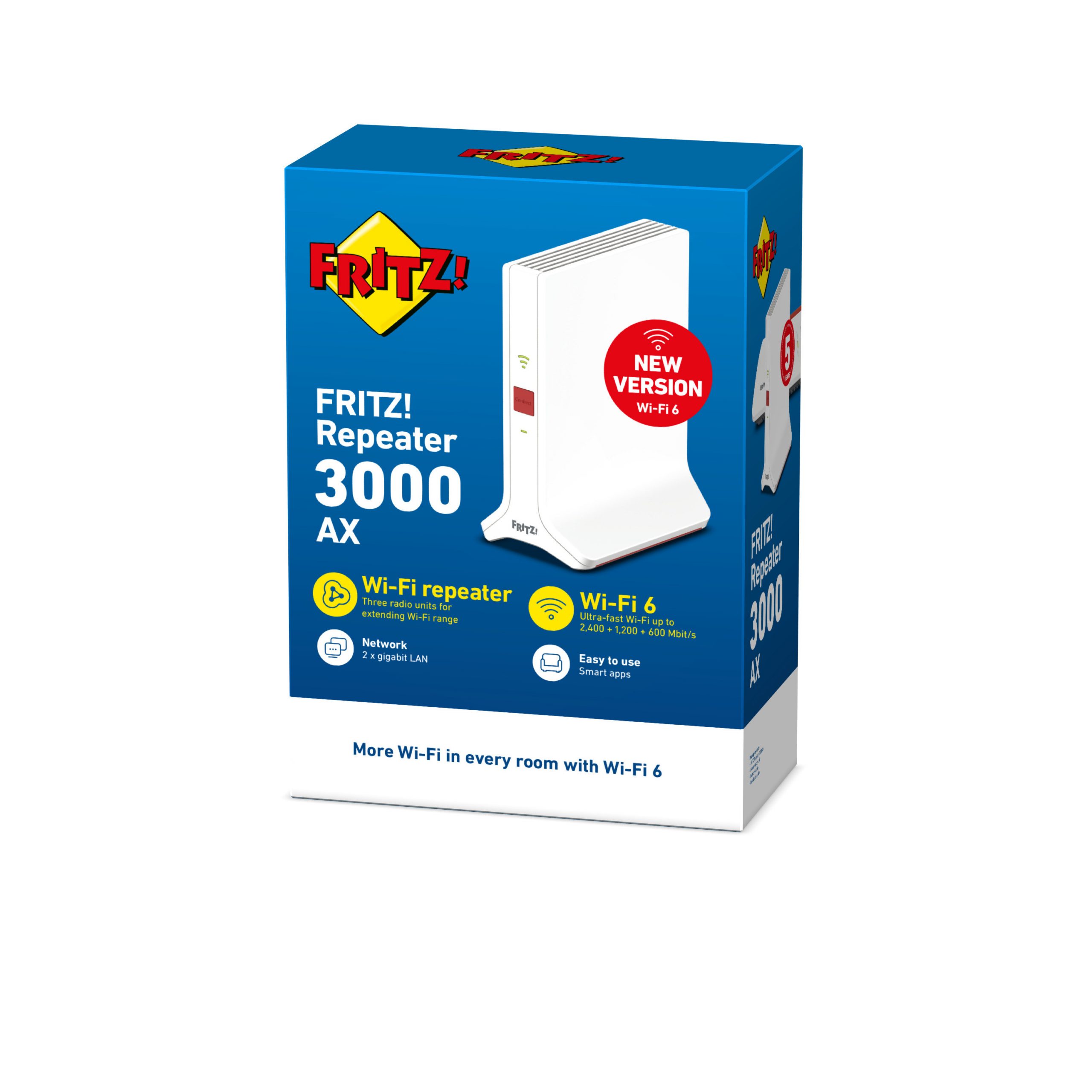 Fritz Repeater 3000 AX Wi-Fi Gigabit Range Extender - immagine 4