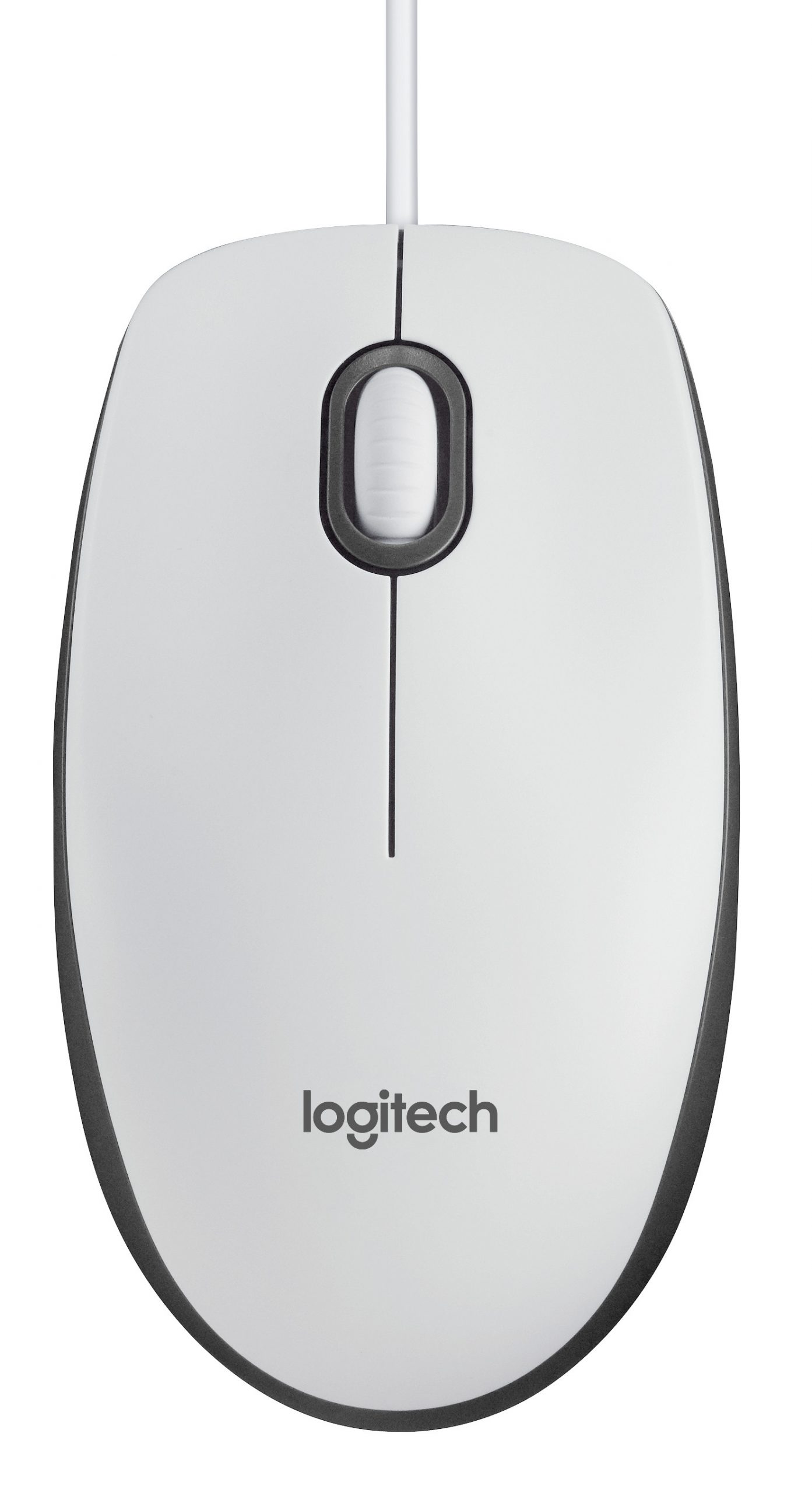 Logitech M100 White Mouse Wired - immagine 2