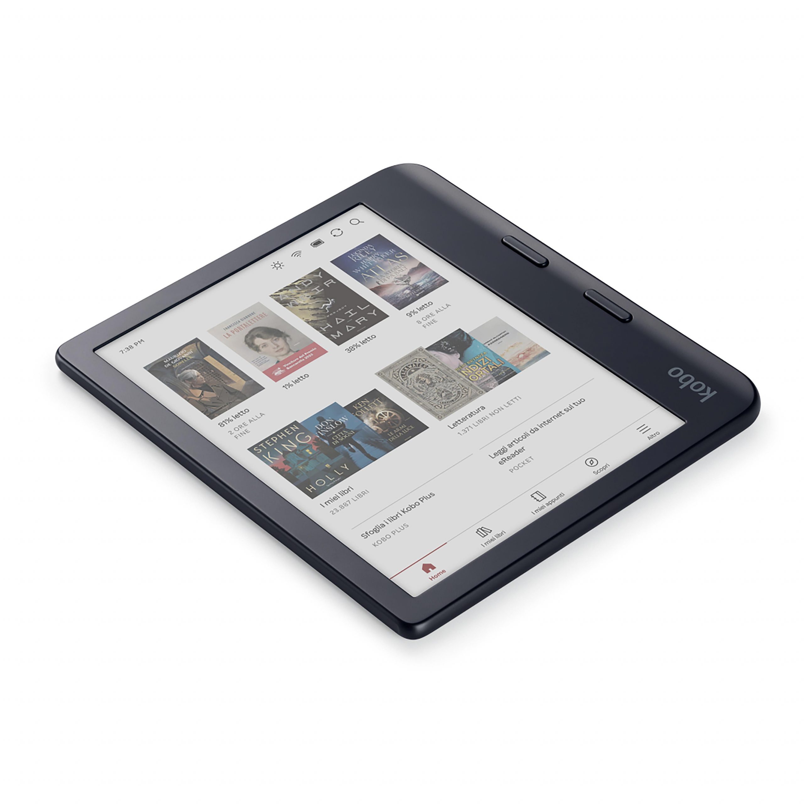 Kobo Libra Colour Black Ebook 7 Pollici con Schermo a Colori Supporto Audiolibri - immagine 3