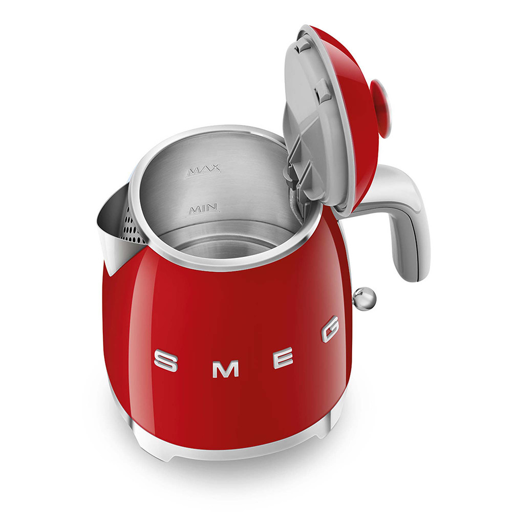 Smeg KLF05DEU Bollitore Elettrico Rosso 1400W 0.8LT con Spegnimento Automatico - immagine 4