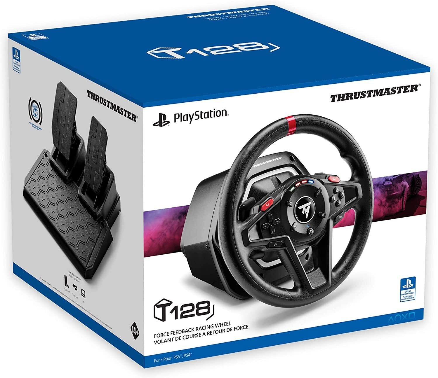 Thrustmaster T128 Volante per PS4-PS5-PC con Force Feedback - immagine 2