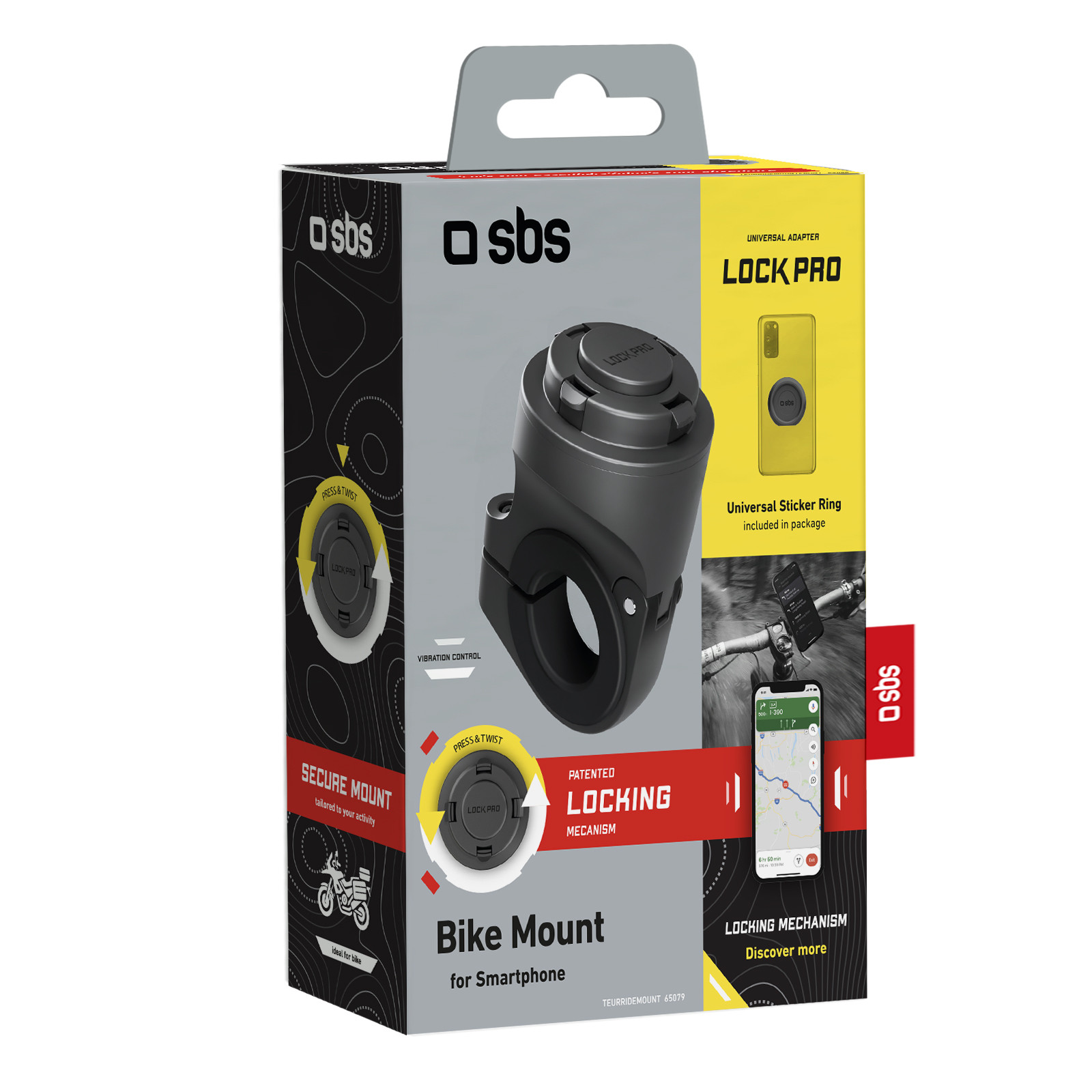 SBS TEURRIDEMOUNT Supporto Telefono per Bici-Moto con Lock Pro - immagine 3