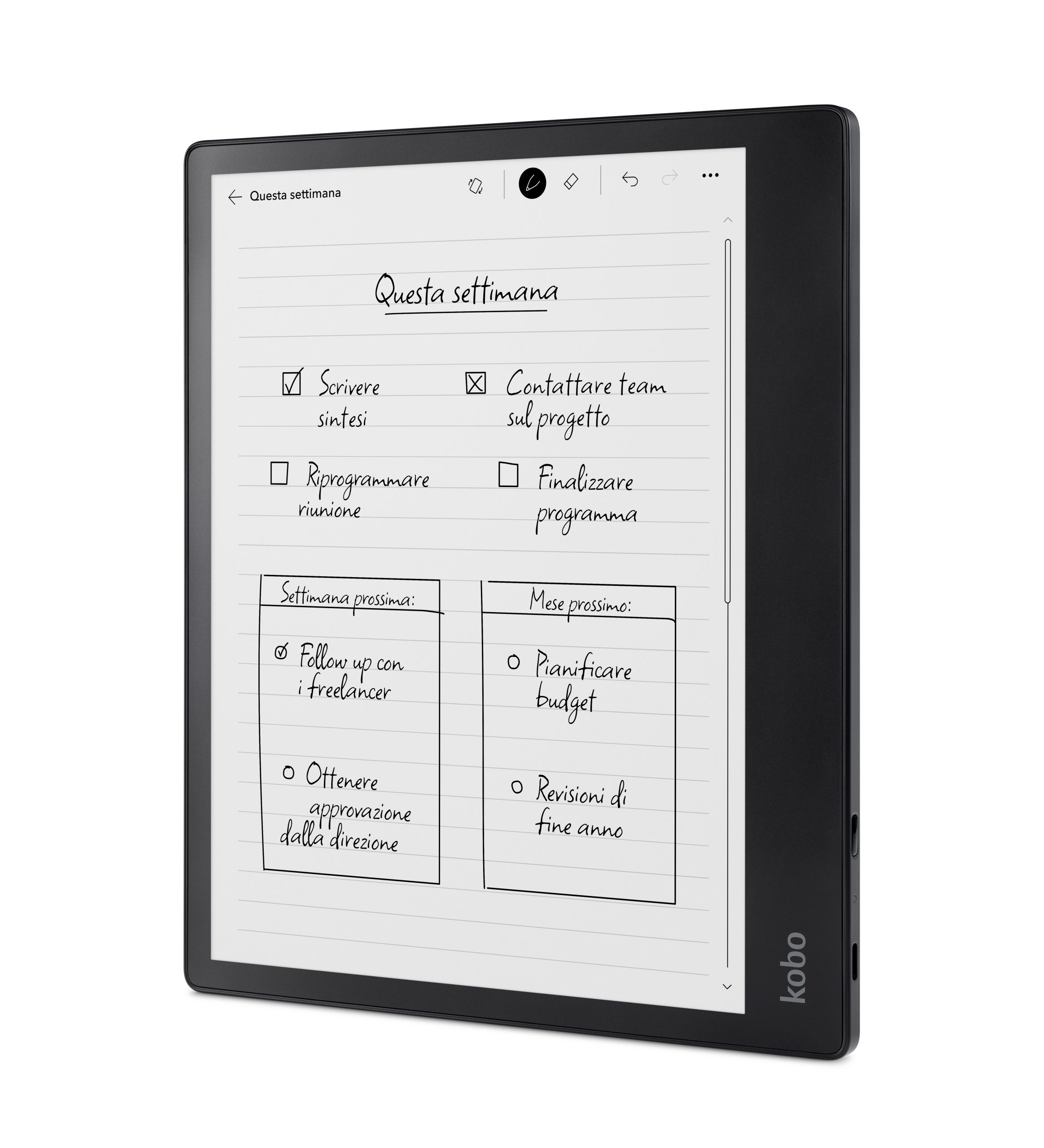 Kobo Elipsa 2E Ebook 10.3 Pollici Touch Wi-Fi con Pennino Stylus 2 - immagine 3