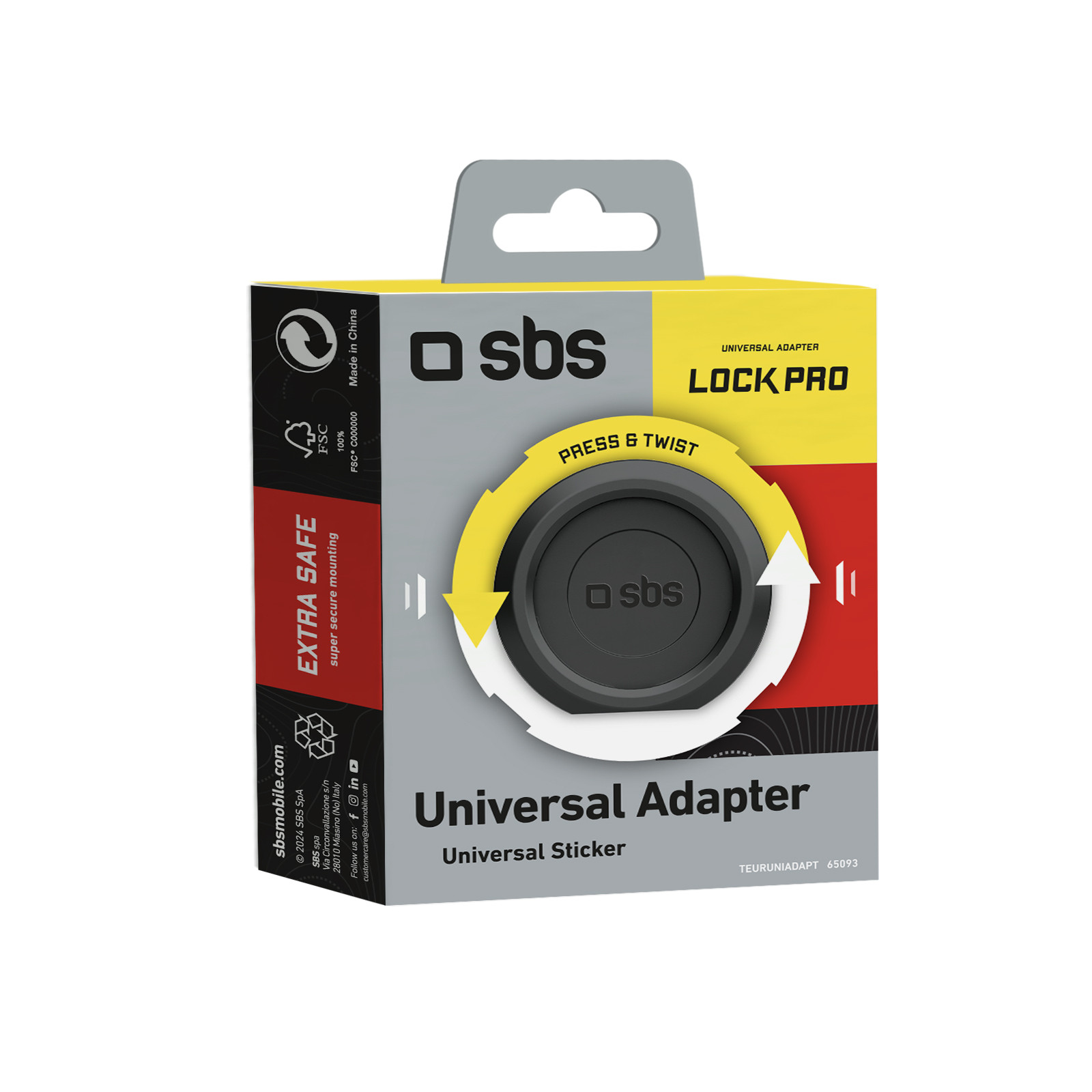 SBS Lock Pro Adattatore Universale con Adesivo - immagine 3
