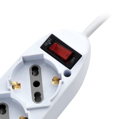 GBC 22055310 Multipresa 3 Uscite 16A con Interruttore - immagine 2