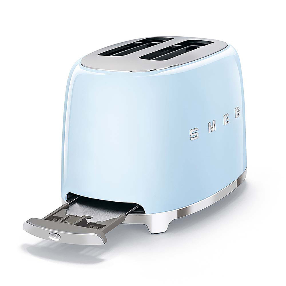 Smeg TSF01PBEU Azzurro Tostapane a 2 Scomparti 2 Fette 950W Stile Retro - immagine 5