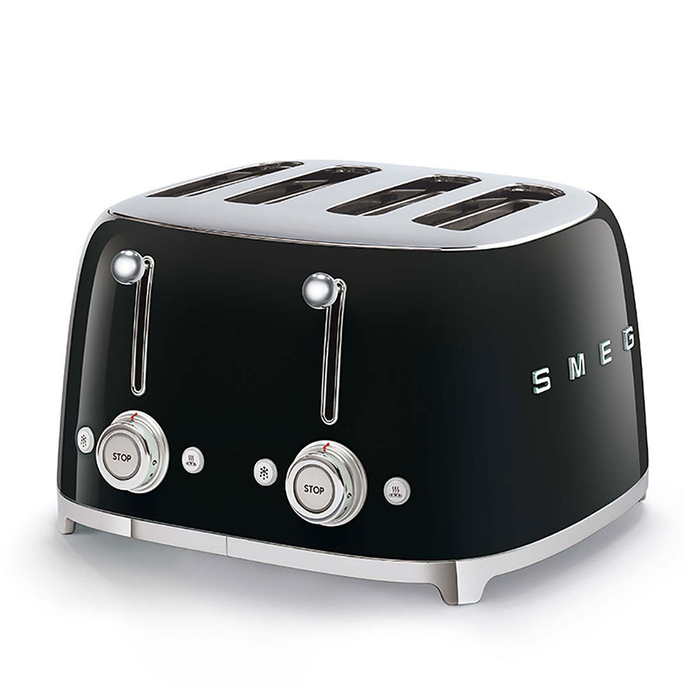Smeg TSF03BLEU Nero Tostapane 2000W 6 Programmi 4 Scomparti - immagine 3