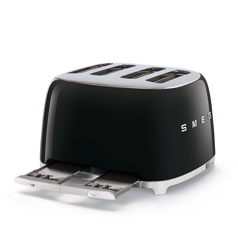 Smeg TSF03BLEU Nero Tostapane 2000W 6 Programmi 4 Scomparti - immagine 4