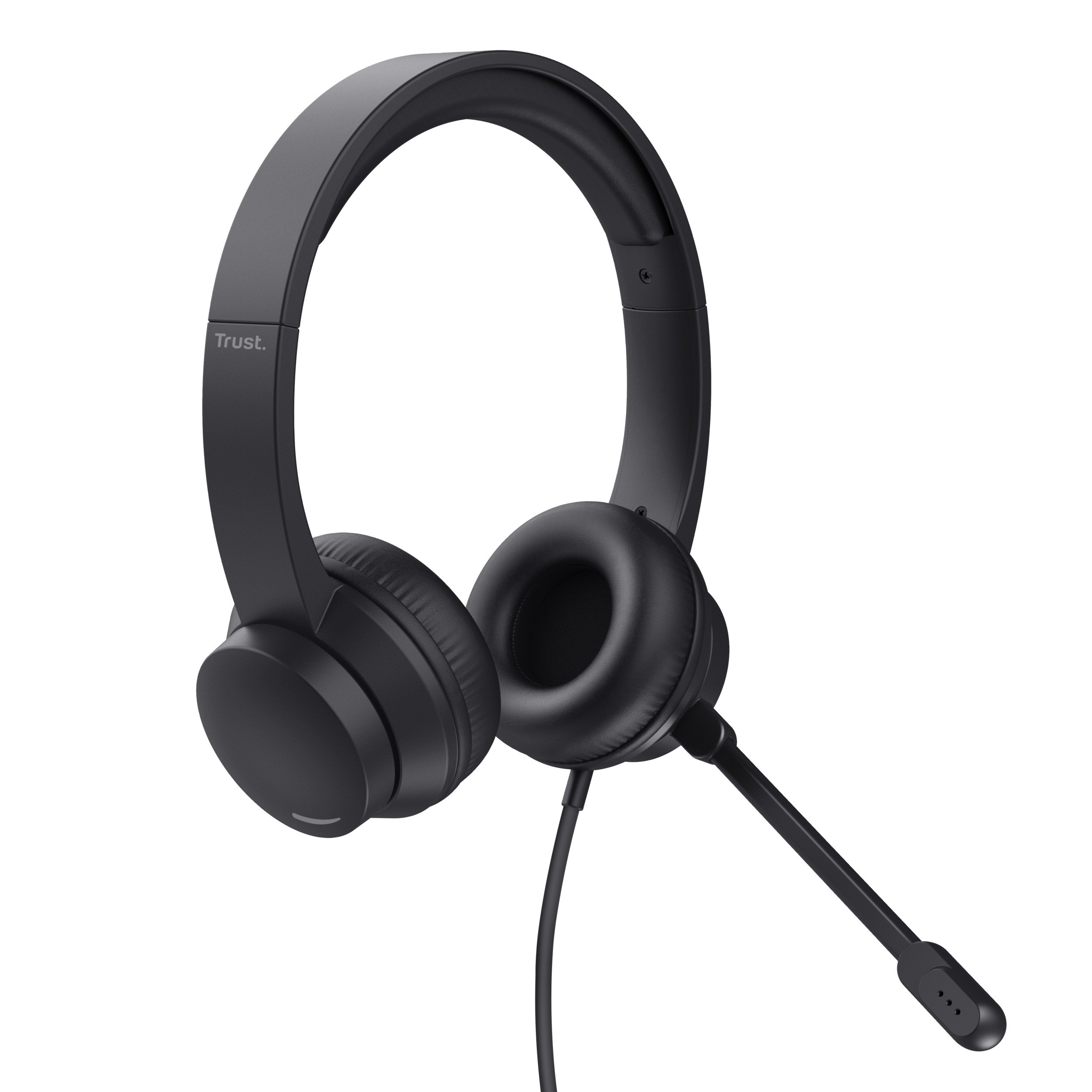 Trust Ayda Nero Cuffia Archetto con Microfono USB con Cavo - immagine 2