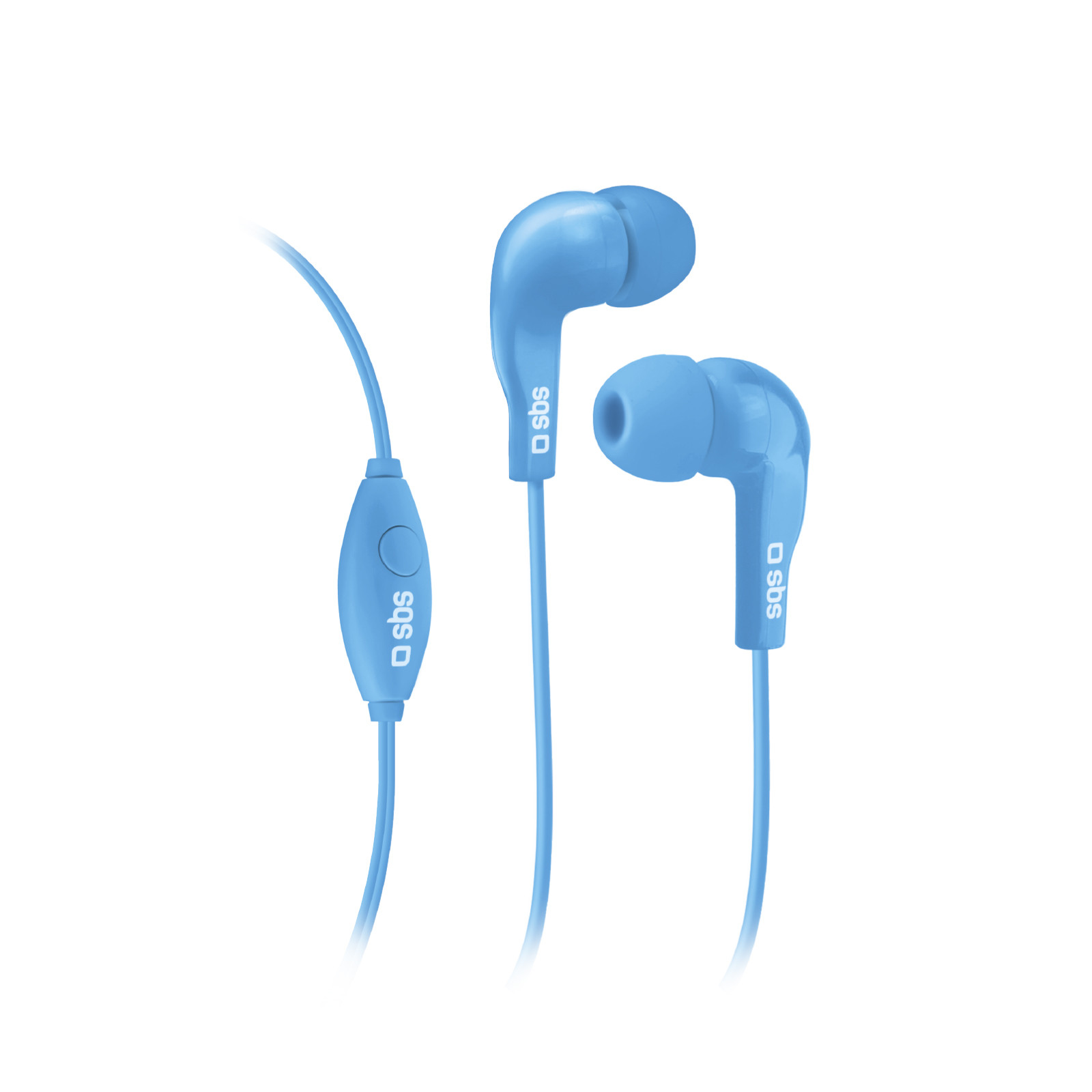 SBS TEINEARBL Studio Mix 10 Azzurro Auricolari con Filo 3.5 MM - immagine 2