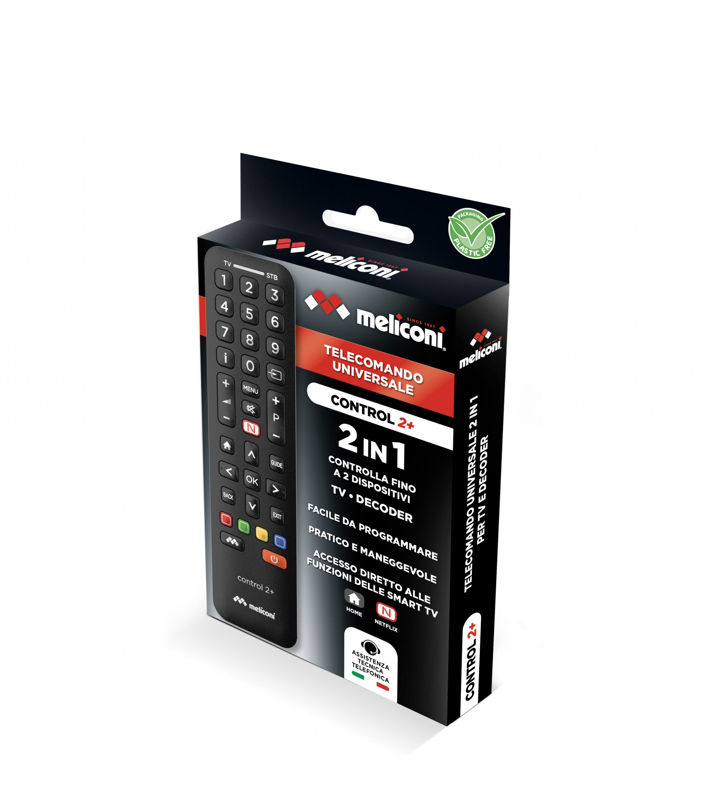 Meliconi Control2 Plus Telecomando Universale 2in1 Per Tv E Decoder - immagine 2